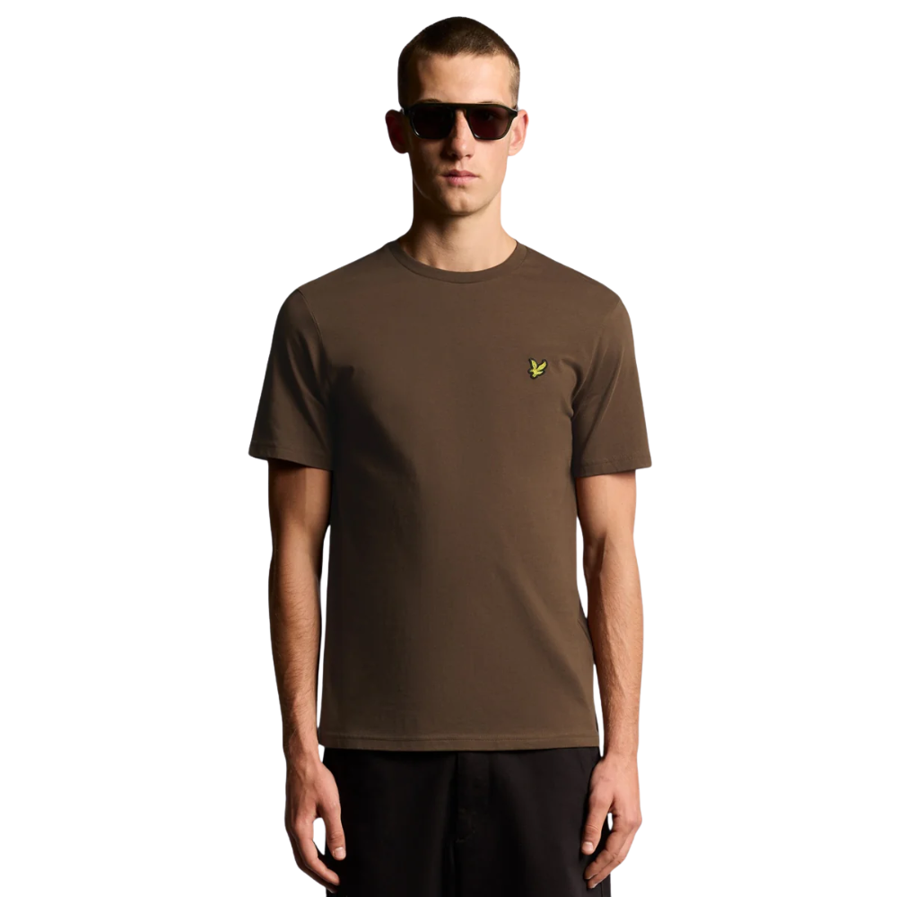 Lyle & Scott Plain T-Shirt - Bottle Brown