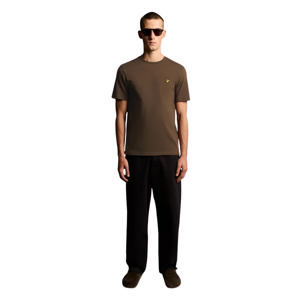 Lyle & Scott Plain T-Shirt - Bottle Brown
