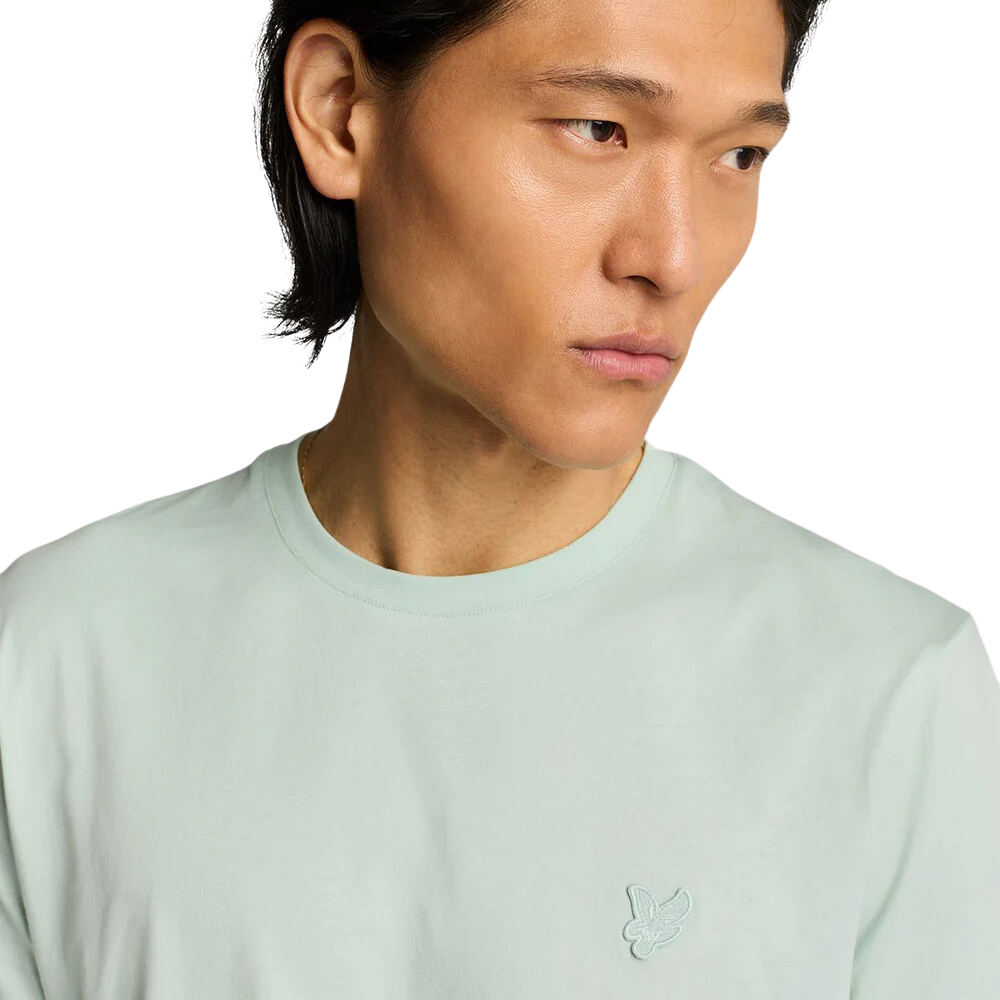 L&S Superfine T-Shirt - Pale Aqua