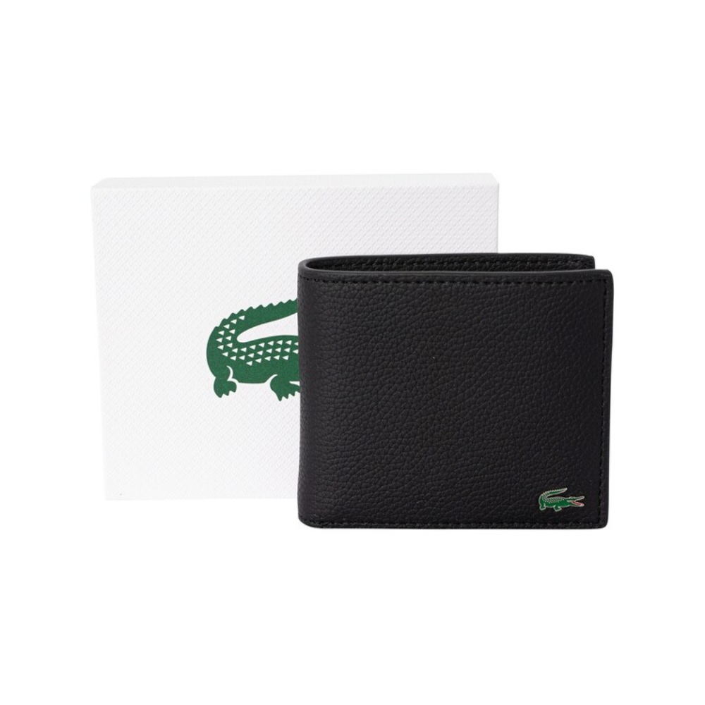 Lacoste Billfold Coin Wallet - Black