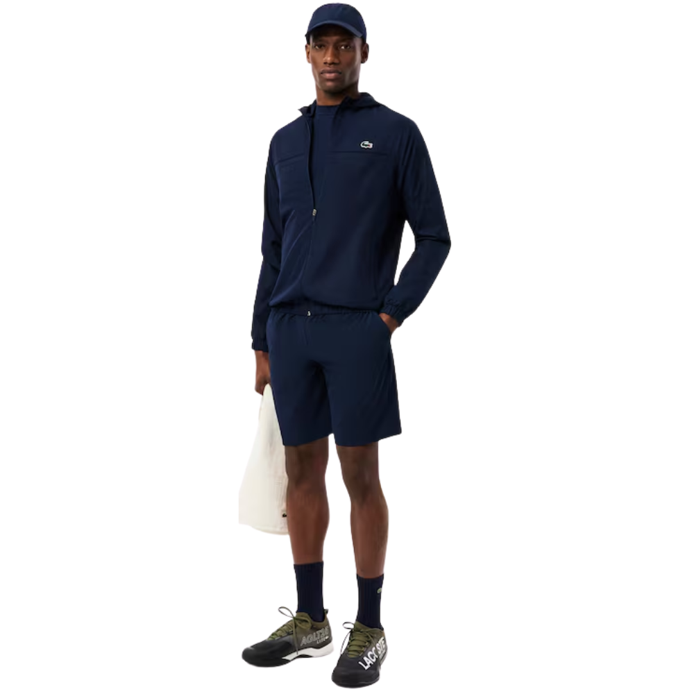 Lacoste Water-Repellent Sport Track Jacket - Navy
