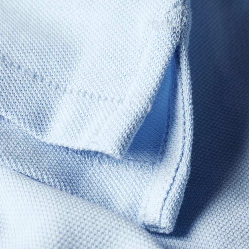 Paul Smith Reg Fit SS Polo Shirt Zebra - Light Blue