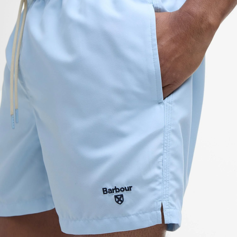 Barbour Staple Logo 5' Swim Short - Ocean Sky
