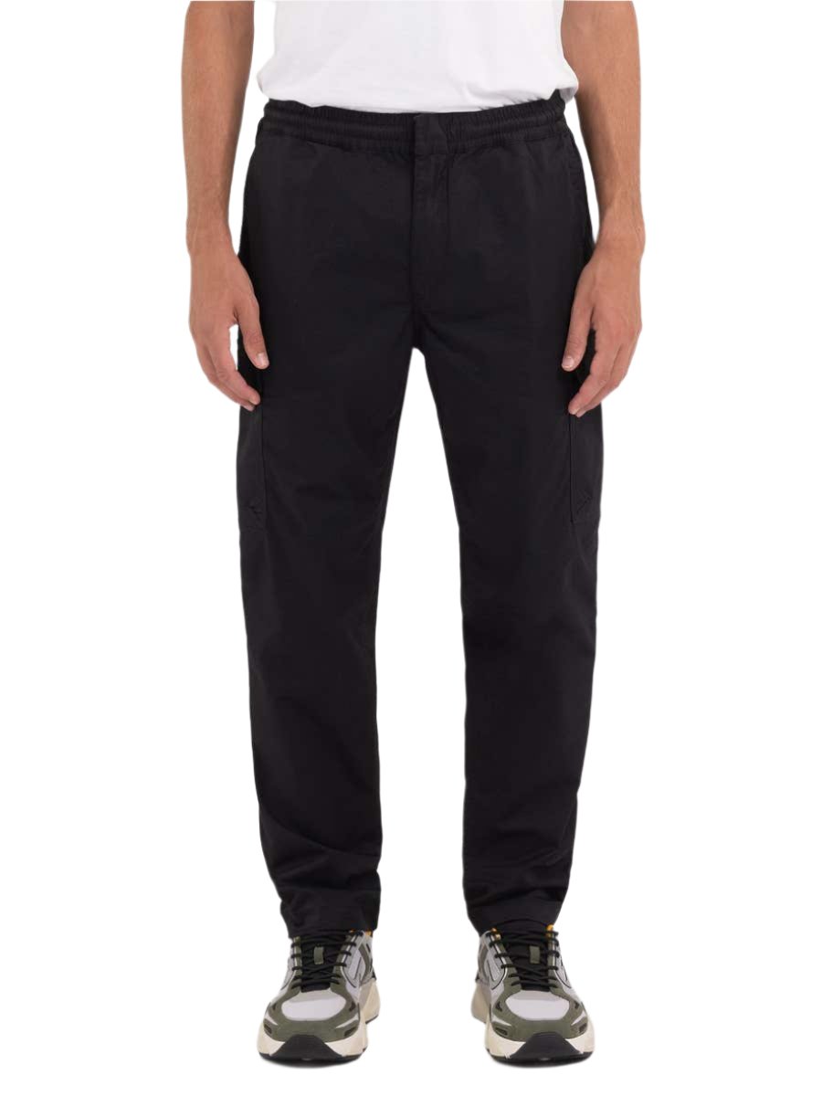 Elastic Waist Tapered Cargo Pant