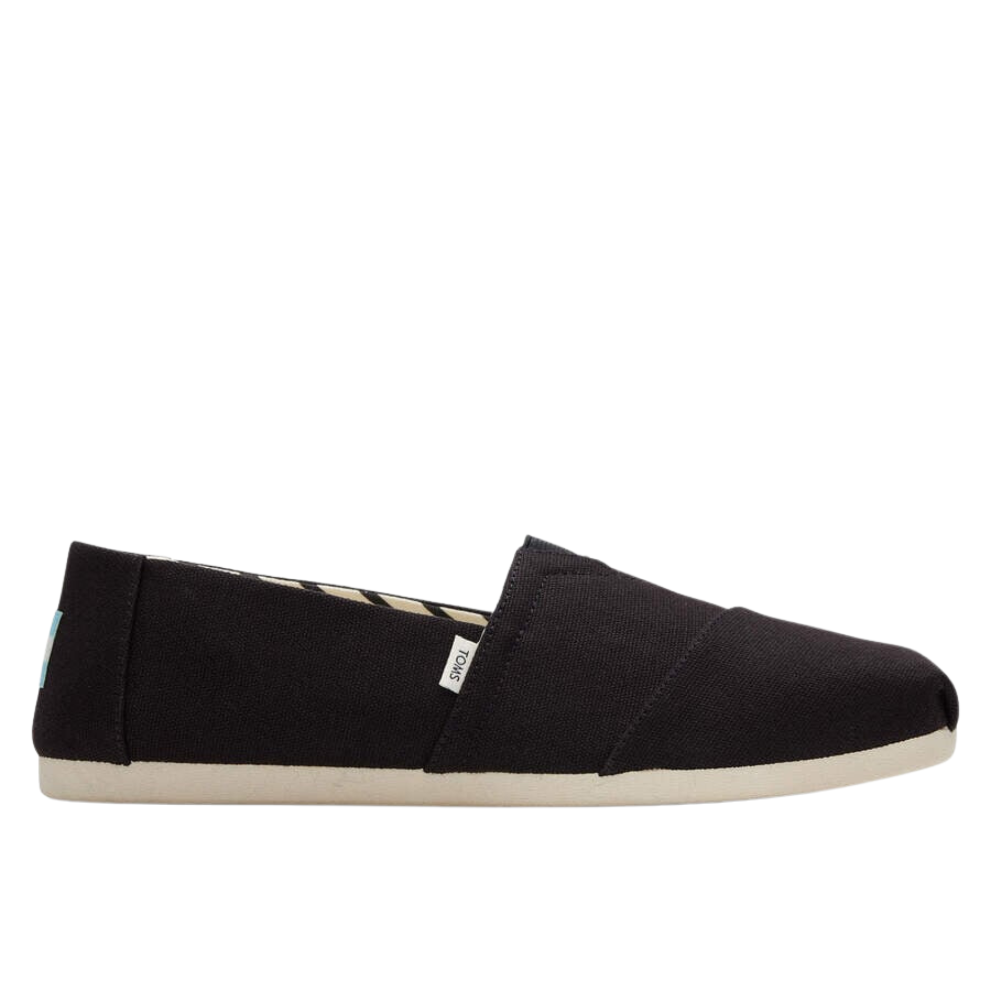 Mens Alpargata Recycled Canvas - Black