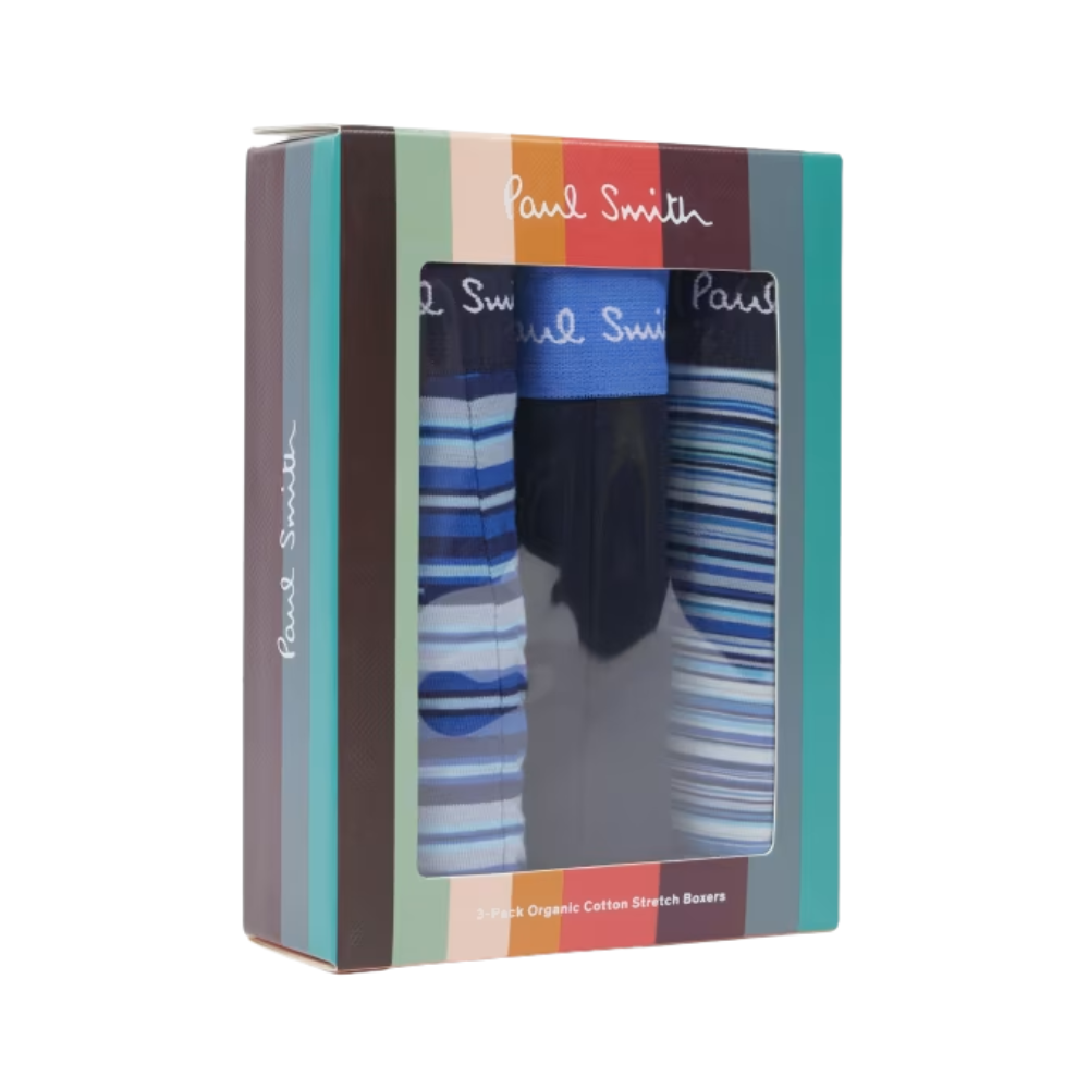 Paul Smith 3PK Trunk - Blue Multi Mix