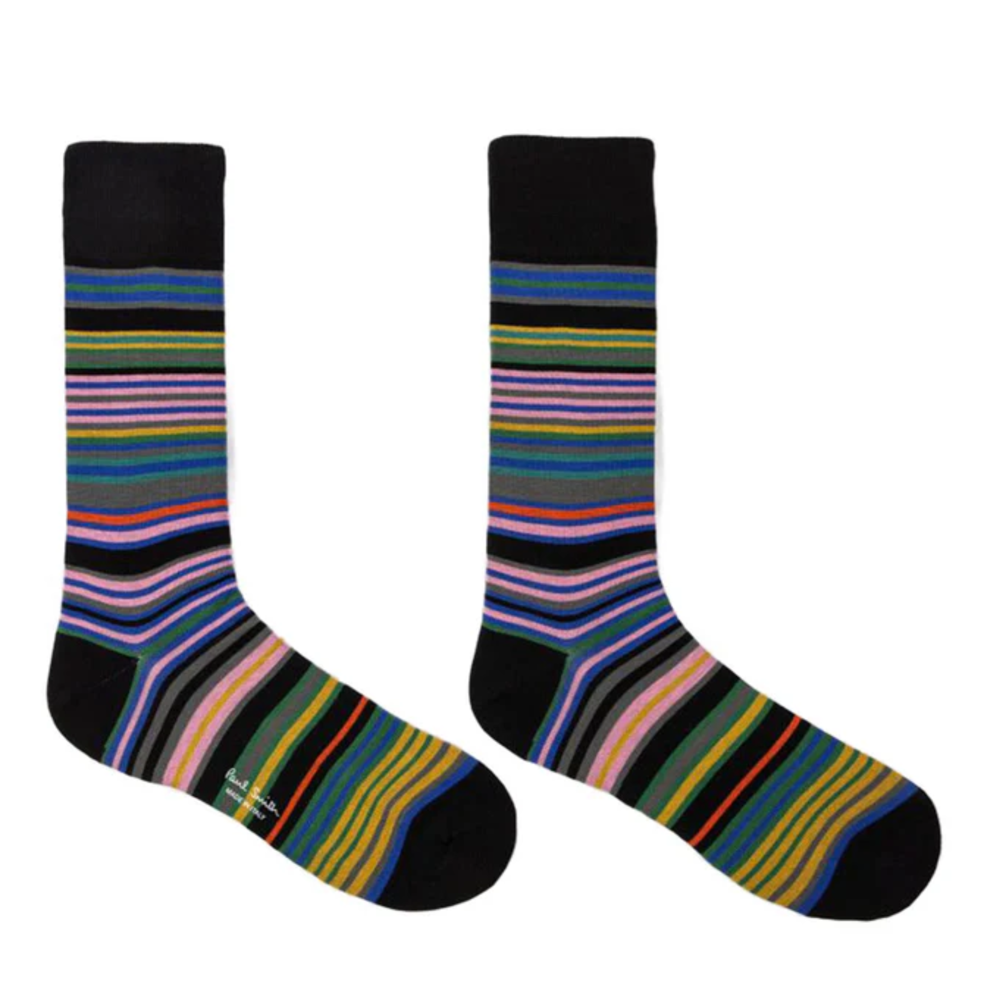 PS Hawkins Stripe Socks - Black