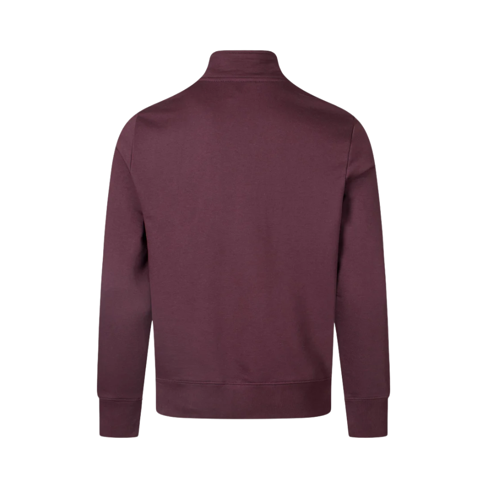 Paul Smith LS Reg Fit Half Zip Top Zebra - Red