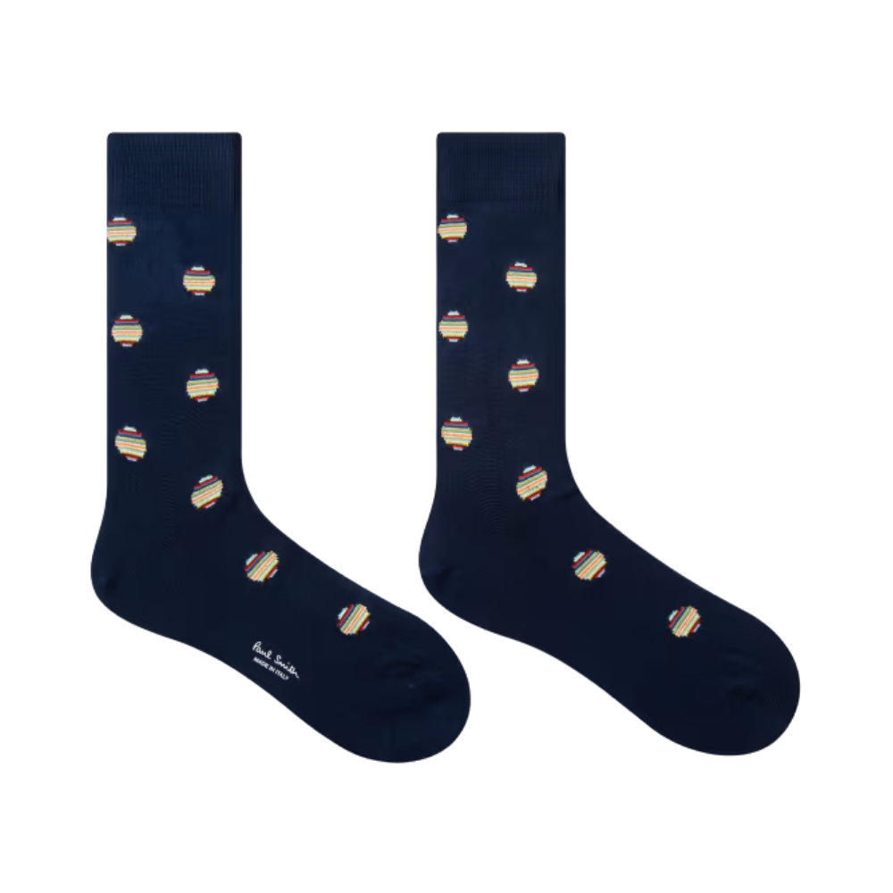 Paul Smith Socks Signature Polka - Navy