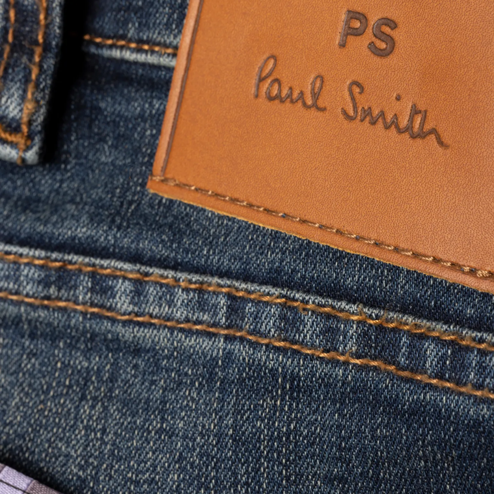Paul Smith Tapered Fit Antique Wash Jeans