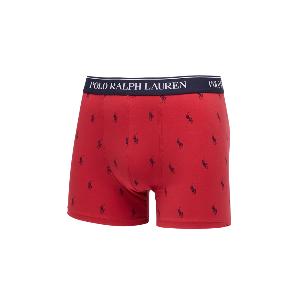 Ralph Lauren Boxer Brief 3 Pack - Navy/White/Red