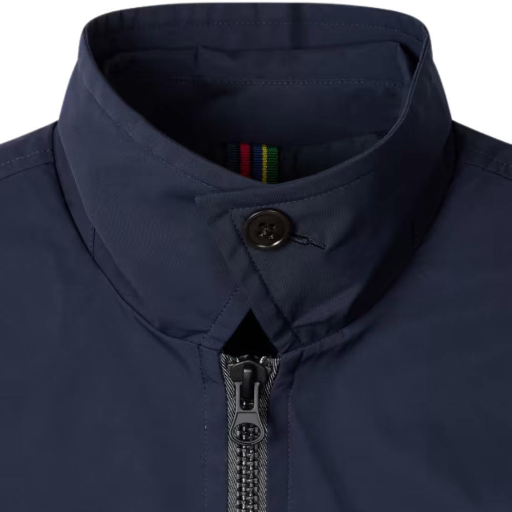 Paul Smith Recycled Polyester Zip Blouson Jacket - Navy