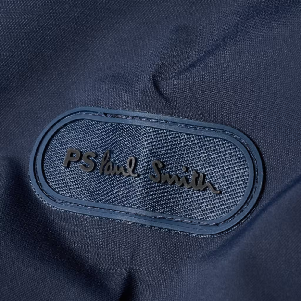 Paul Smith Recycled Polyester Zip Blouson Jacket - Navy