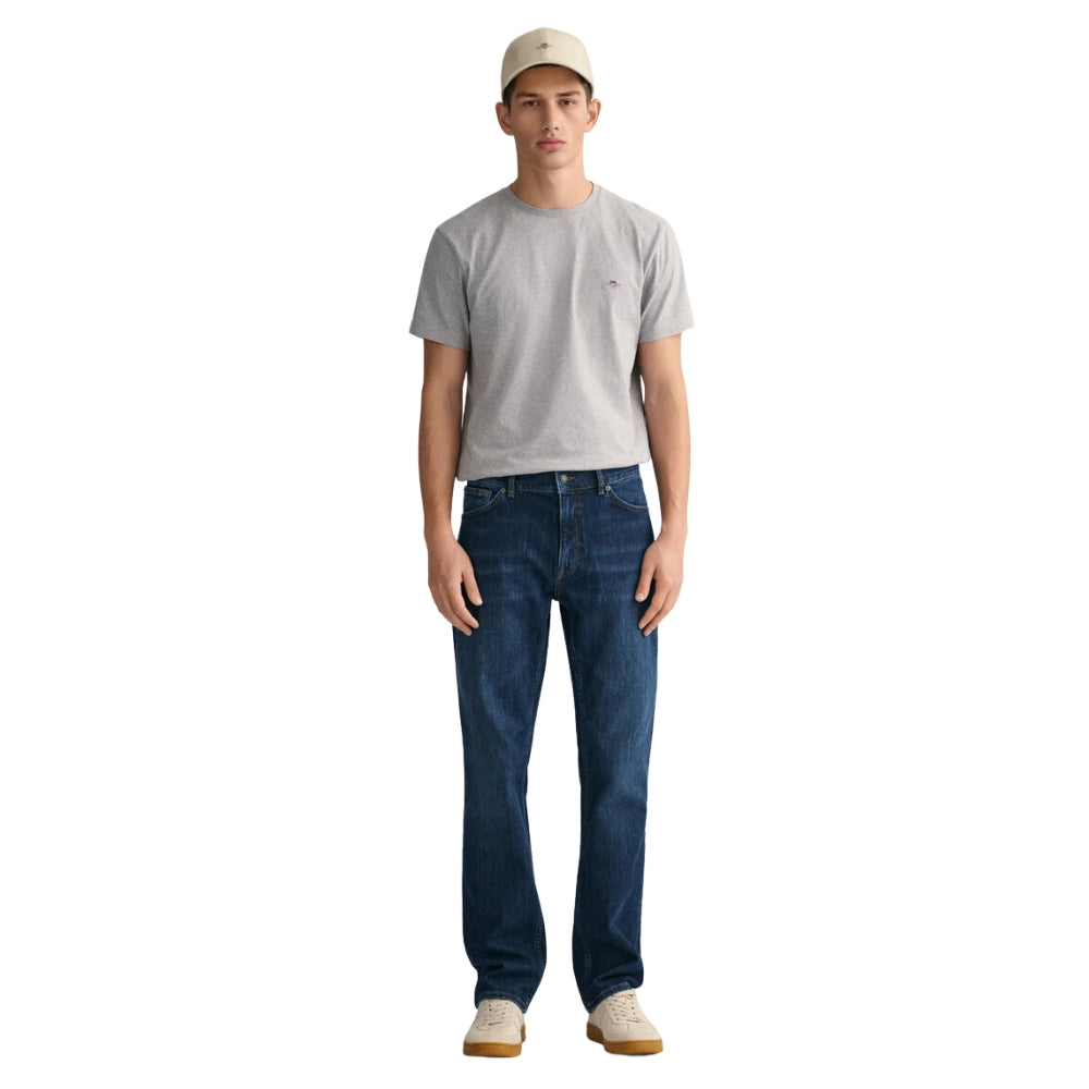 GANT Regular Fit Gant Jeans - Dark Blue Worn In
