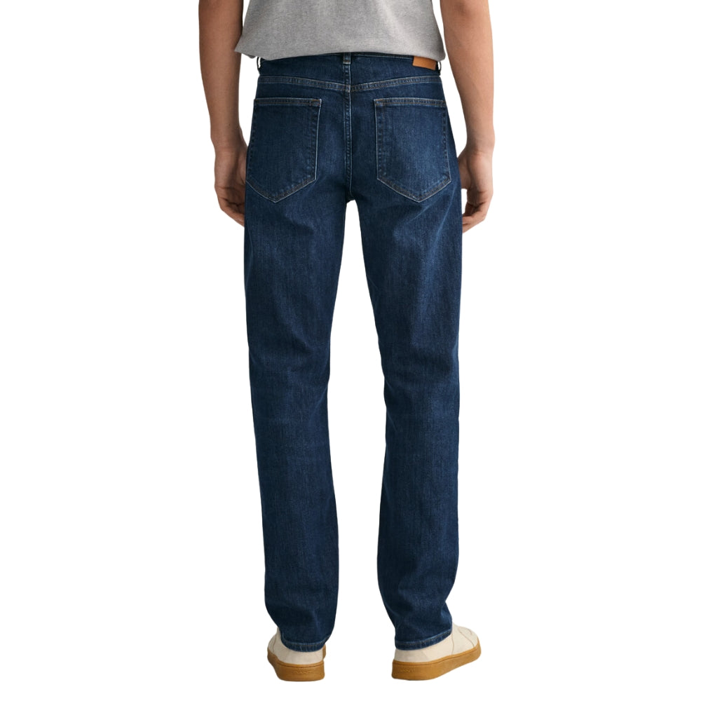 GANT Regular Fit Gant Jeans - Dark Blue Worn In