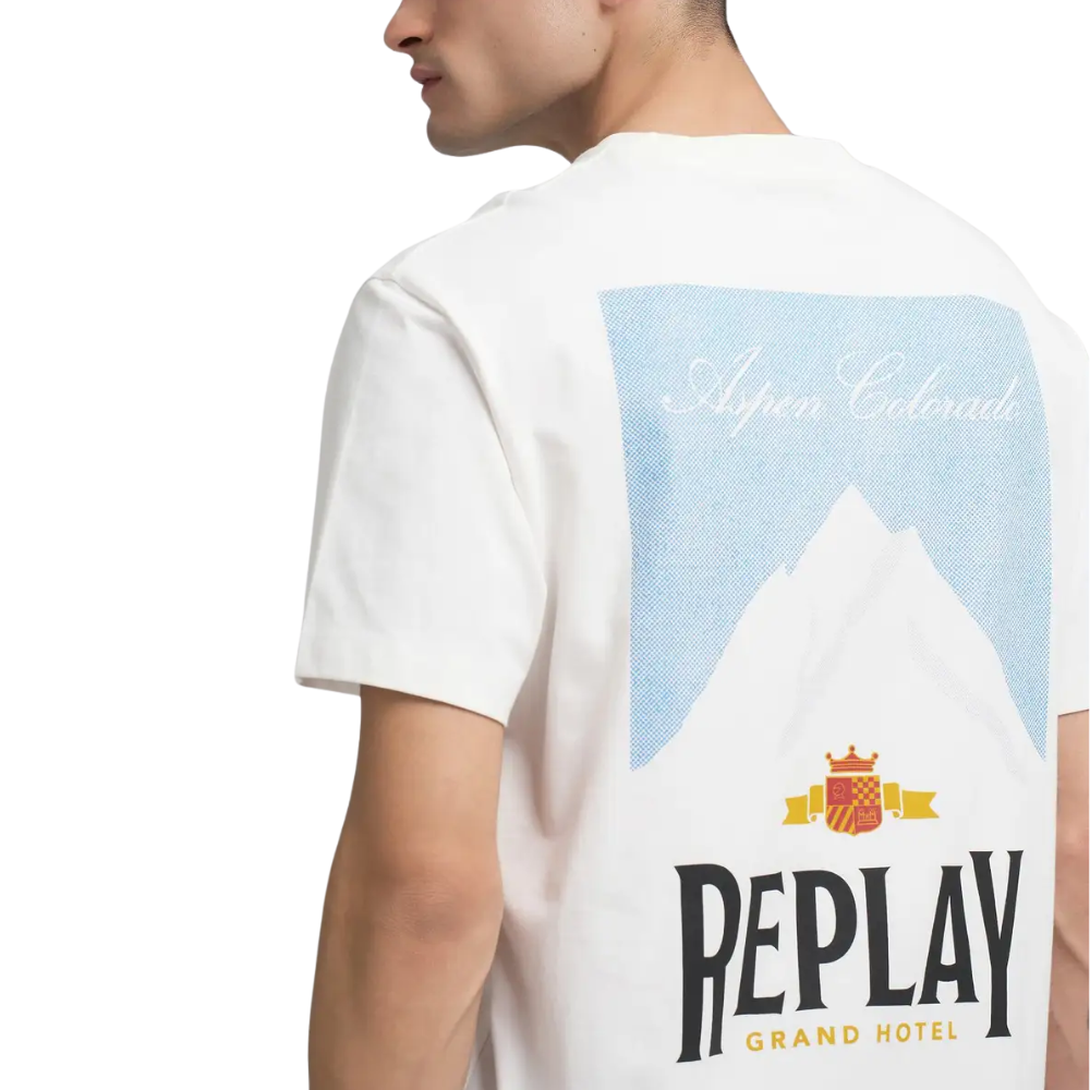Replay Aspen Colorado Tee - Natural White