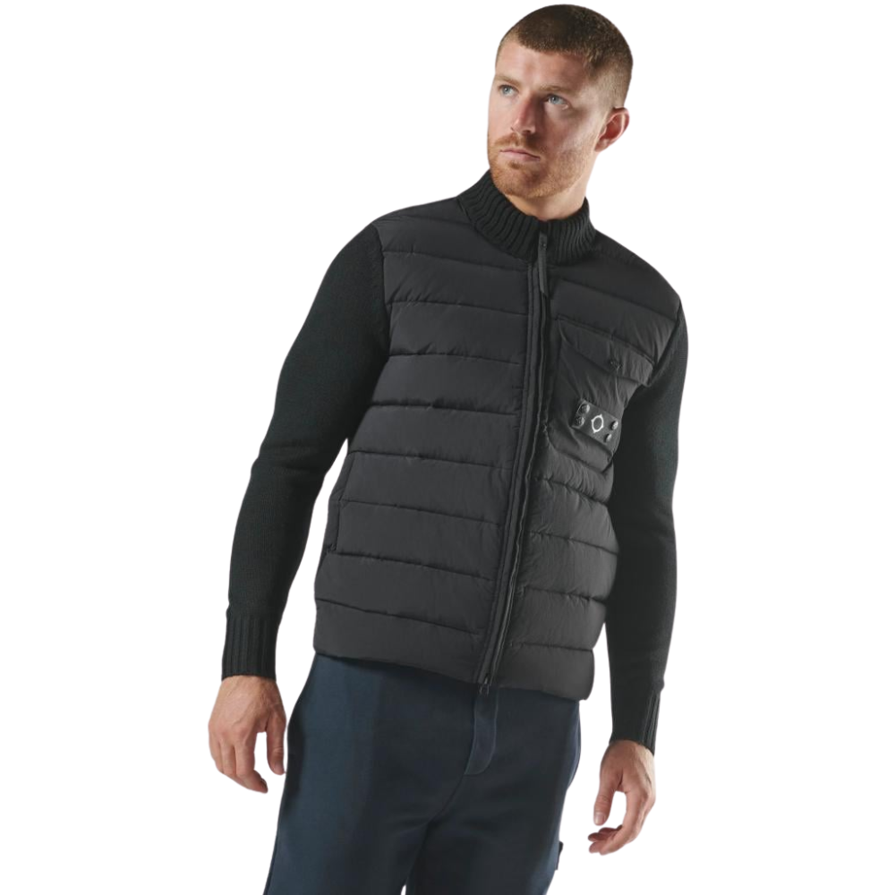MA.STRUM Storm Knitted Jacket - Black