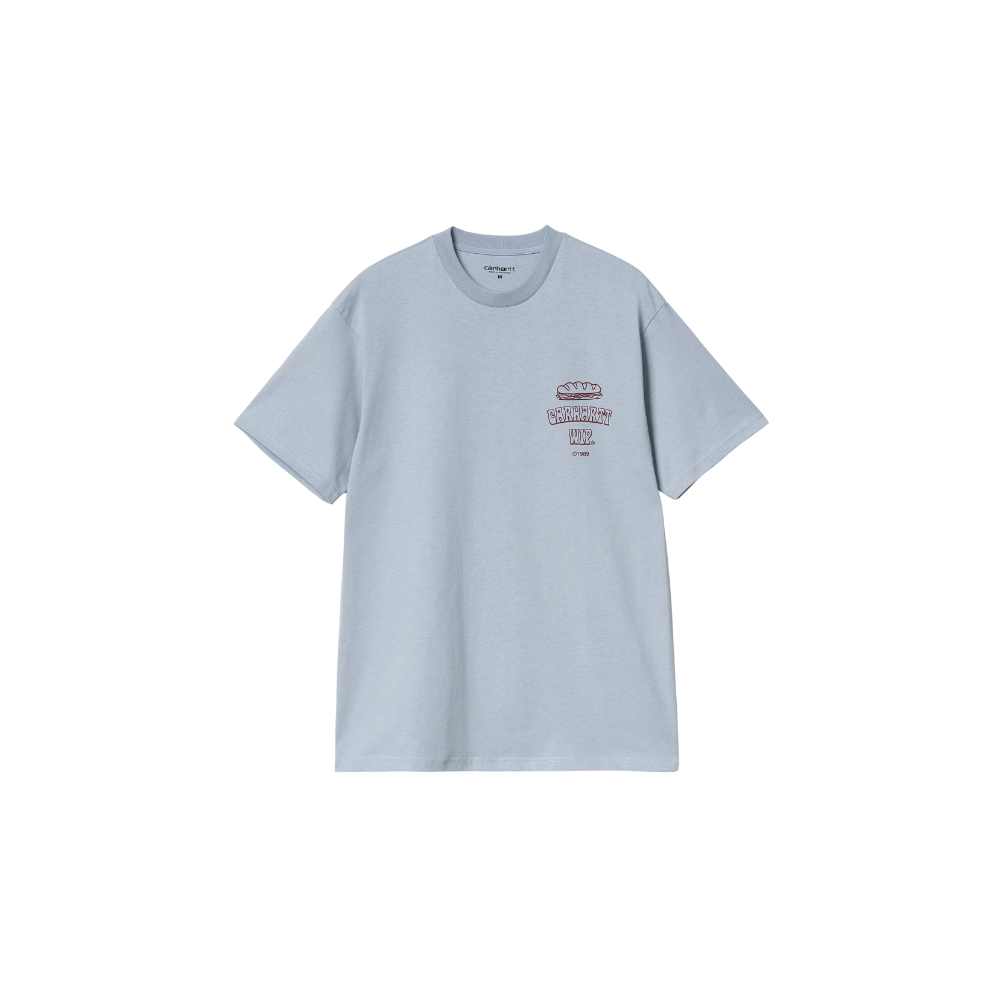 Carhartt WIP S/S Sandwich T-Shirt - Blue Fog