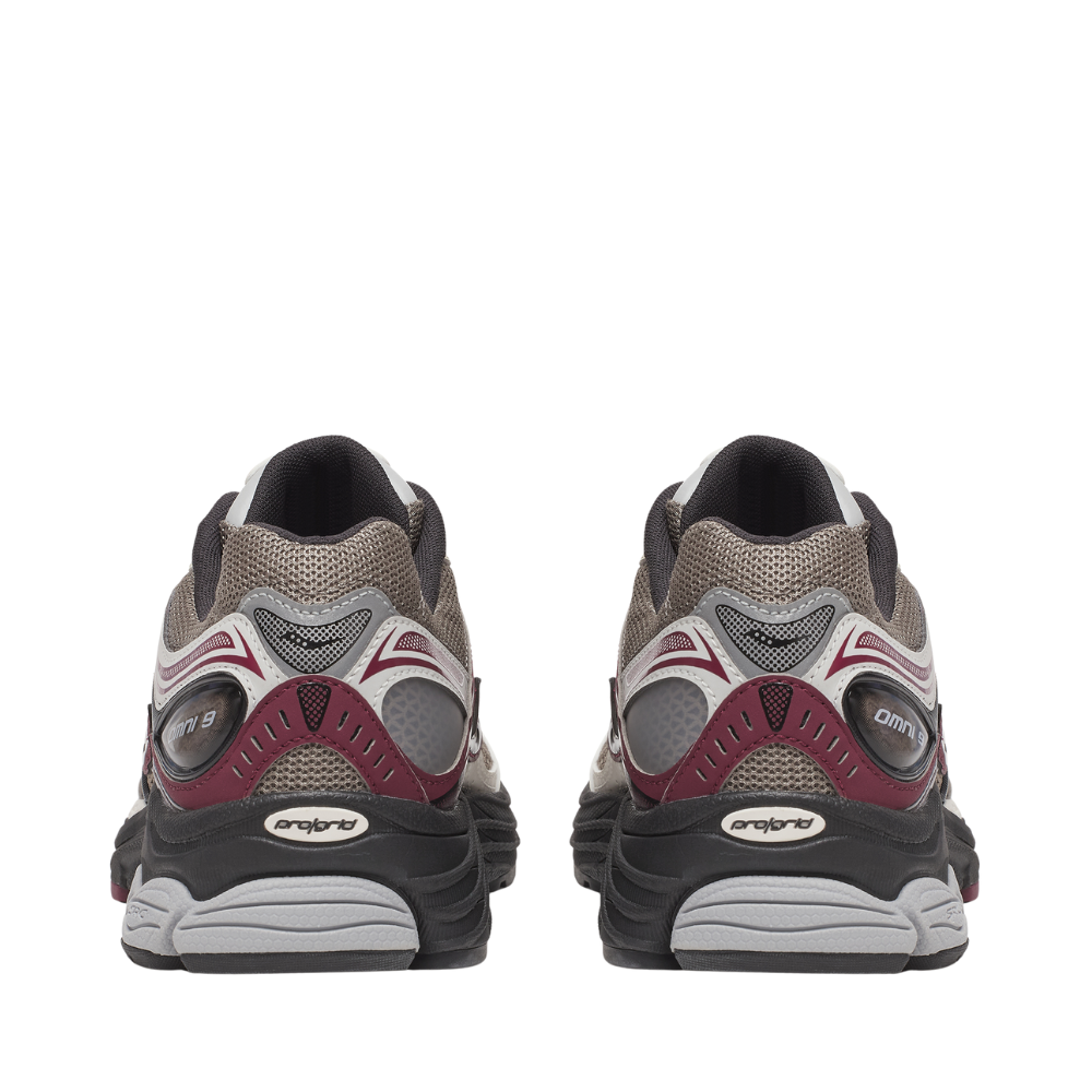 Saucony Progrid Omni 9 - Tan/Maroon