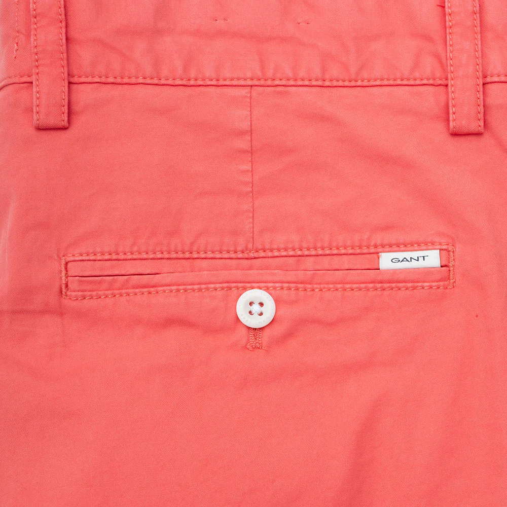 GANT Slim Sunfaded Shorts - Sunset Pink
