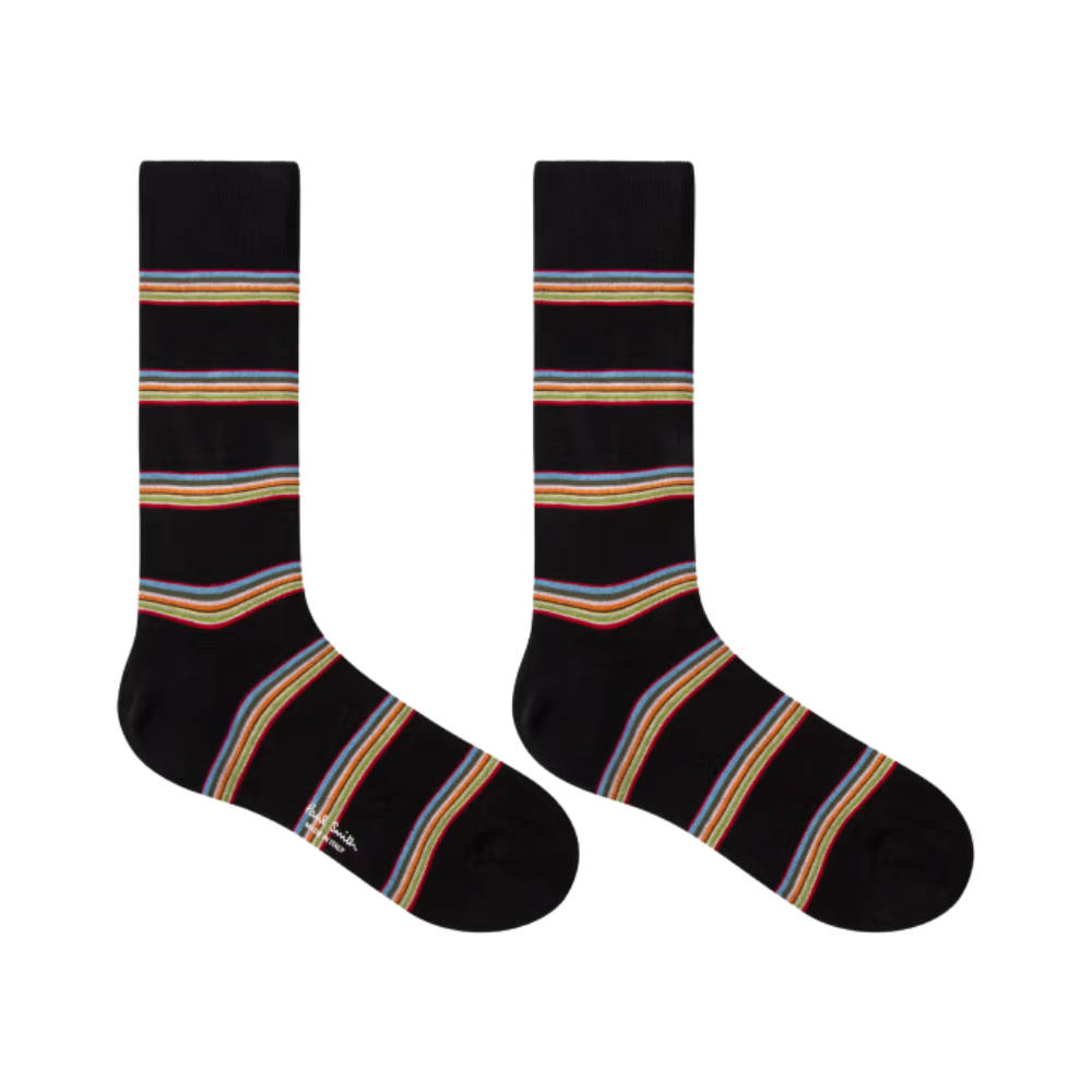 Paul Smith Signature Block Sock - Black