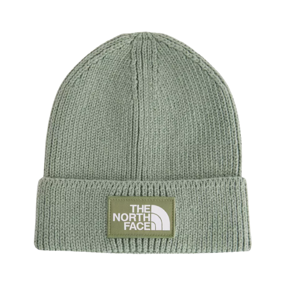 The North Face Logo Box Cuffed Beanie - Slate Moss/Bark Mist