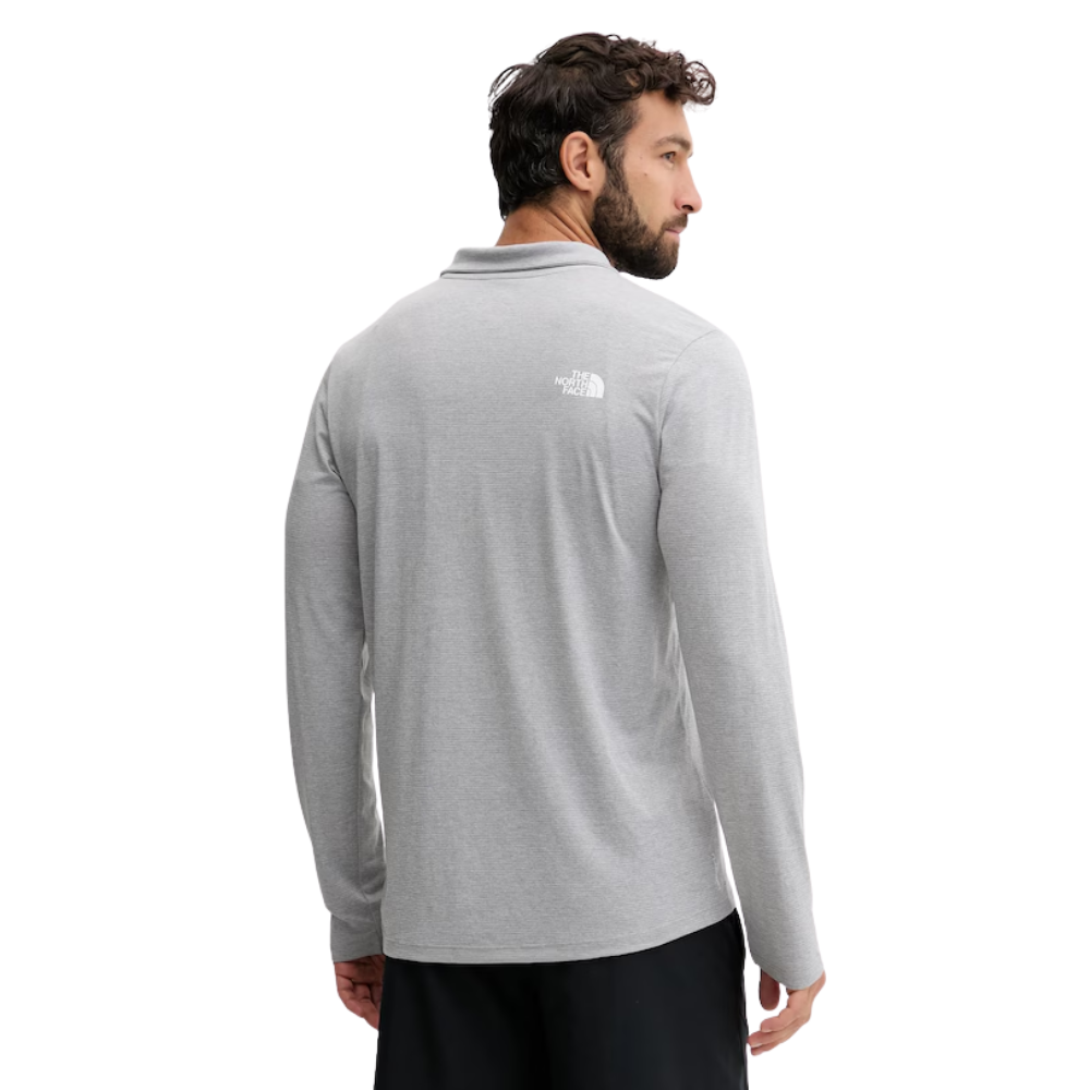 The North Face M 24/7 1/4 Zip Tee - Pale Grey Heather