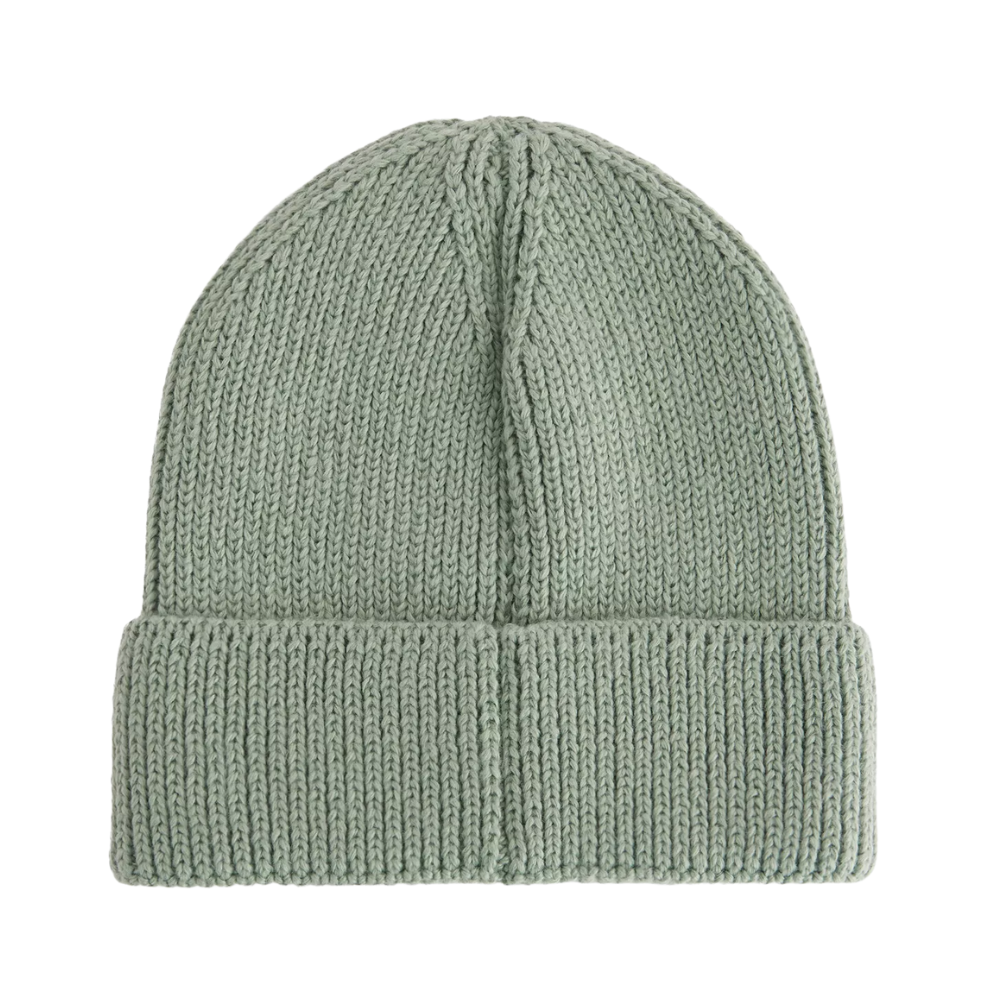 The North Face Logo Box Cuffed Beanie - Slate Moss/Bark Mist