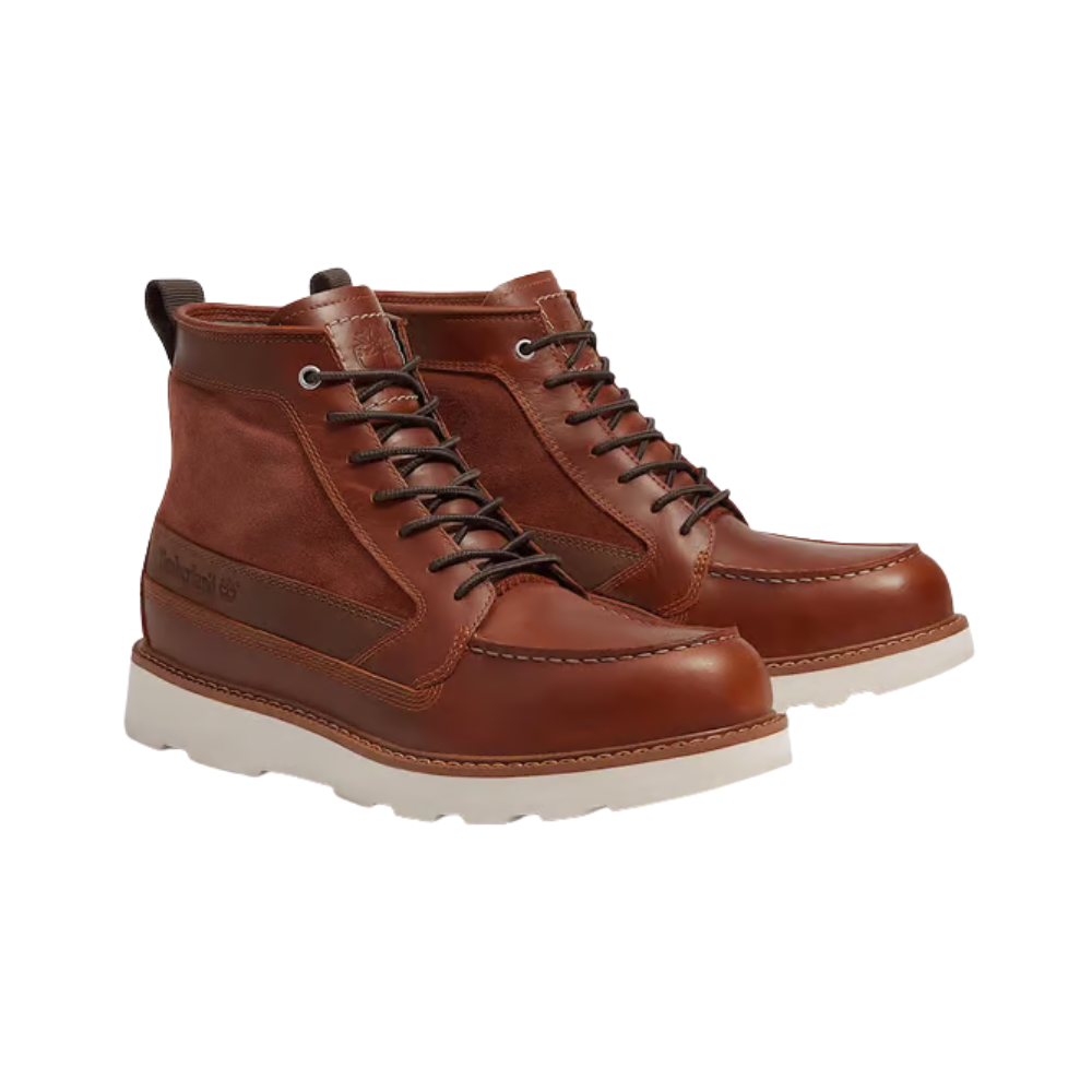 Timberland Britton Mills Mid Lace Waterproof Boots - Rust