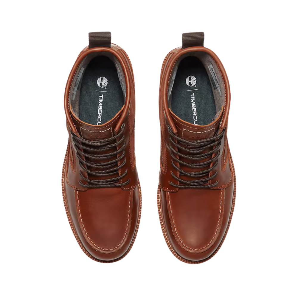 Timberland Britton Mills Mid Lace Waterproof Boots - Rust