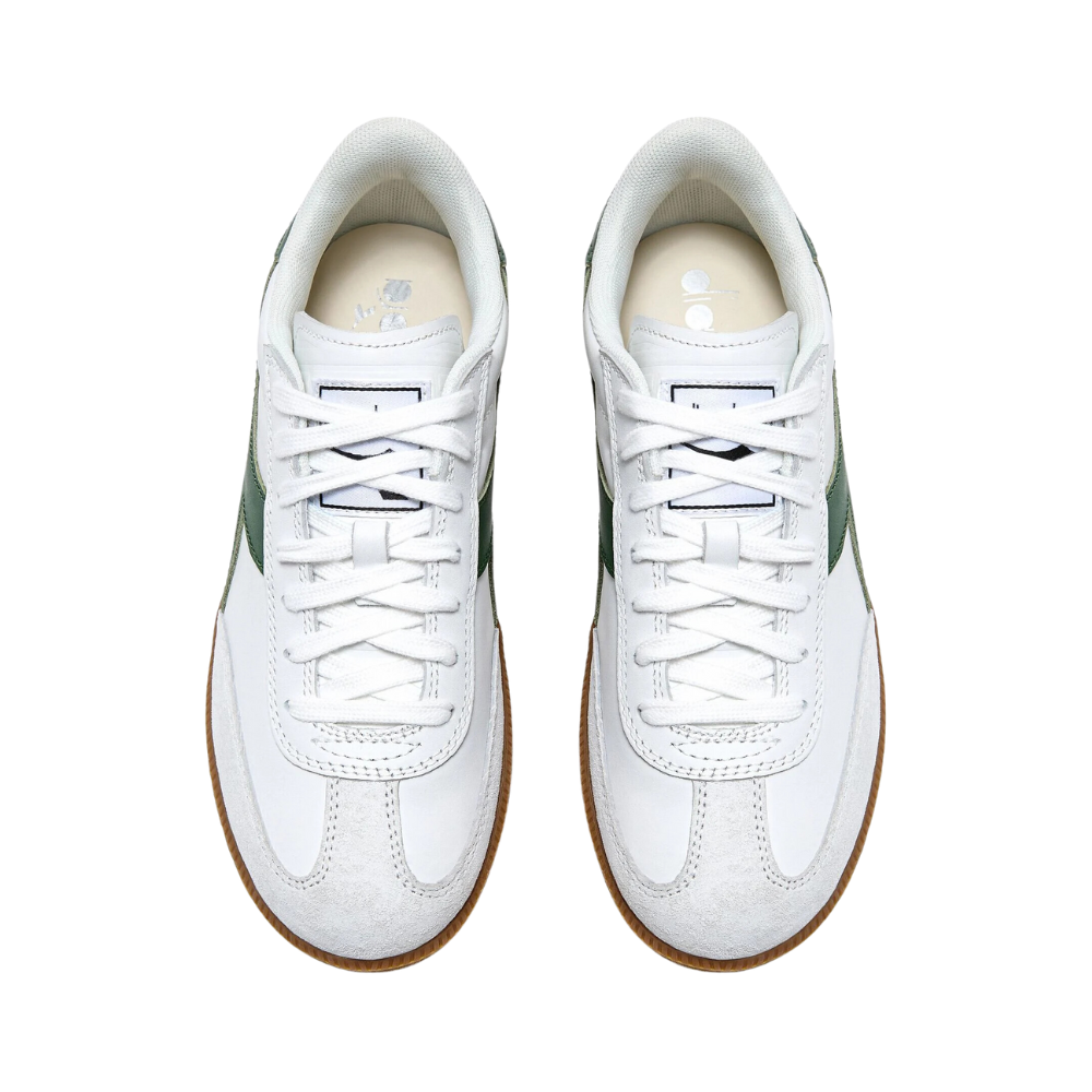 Diadora Trainer - White/Fogliage Green