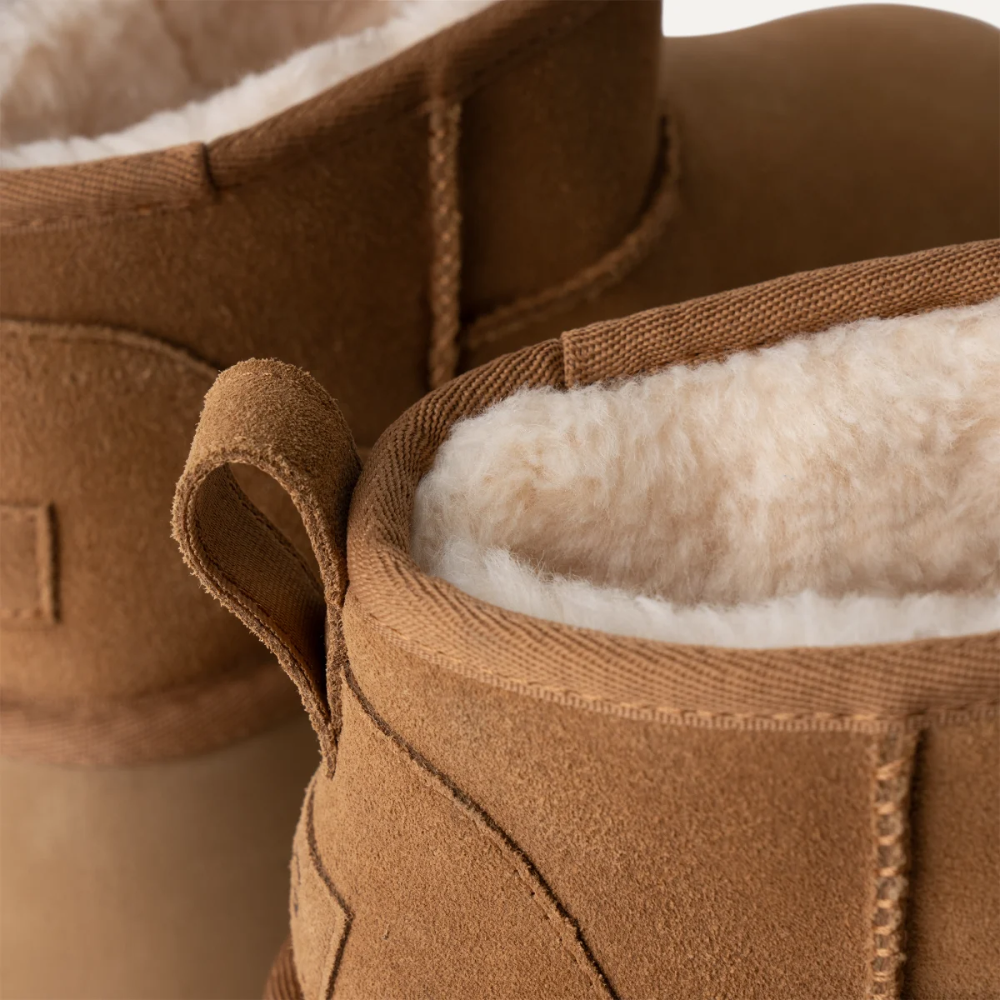 UGG W Classic Ultra Mini New Heights - Chestnut