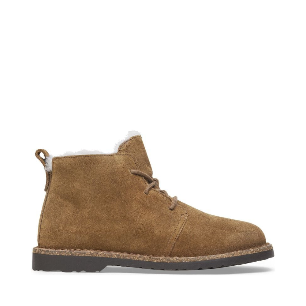 Uppsala Chukka Shearling Suede Leather Dark Tea Shmooz