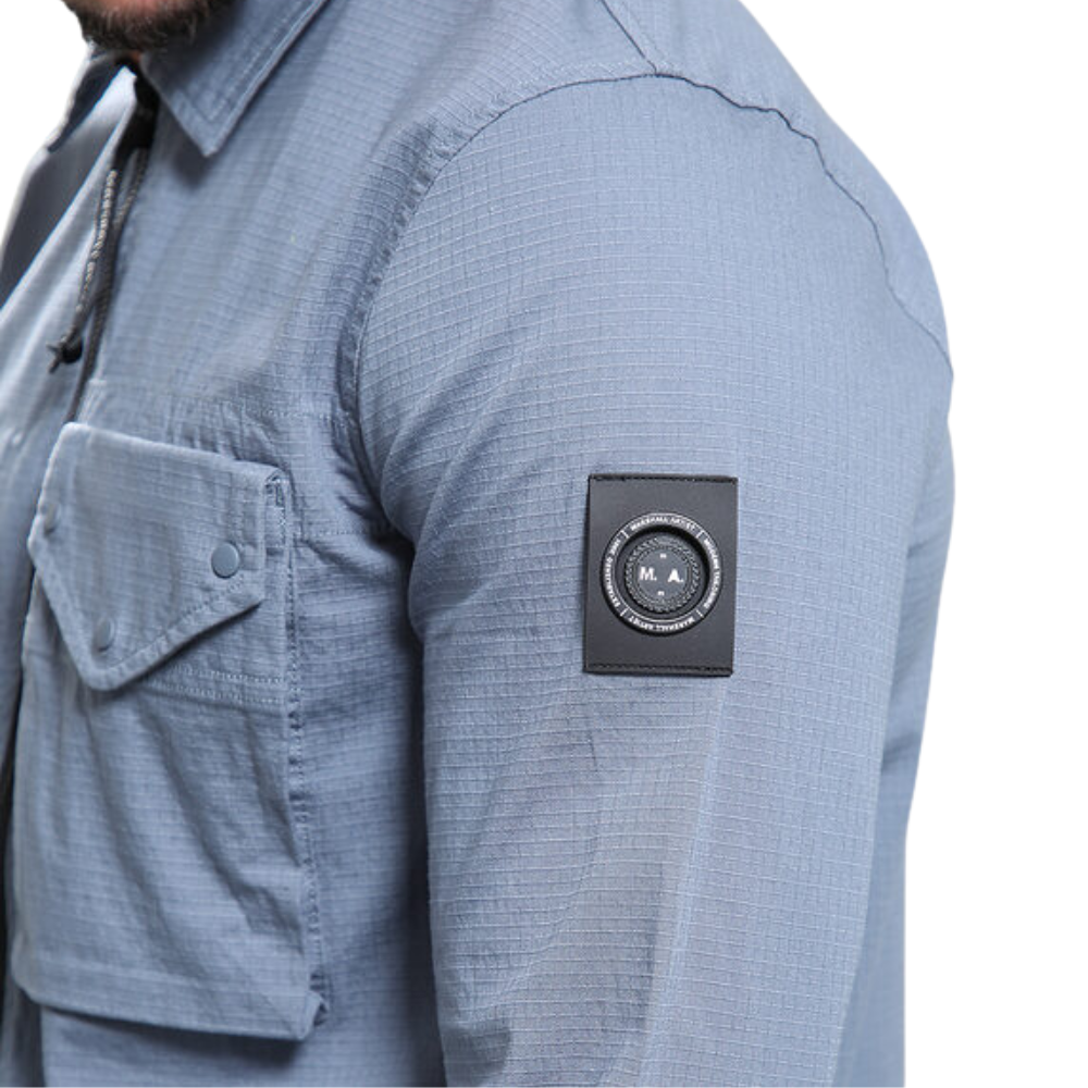 Marshall Artist Vena Overshirt - Airforce Blue