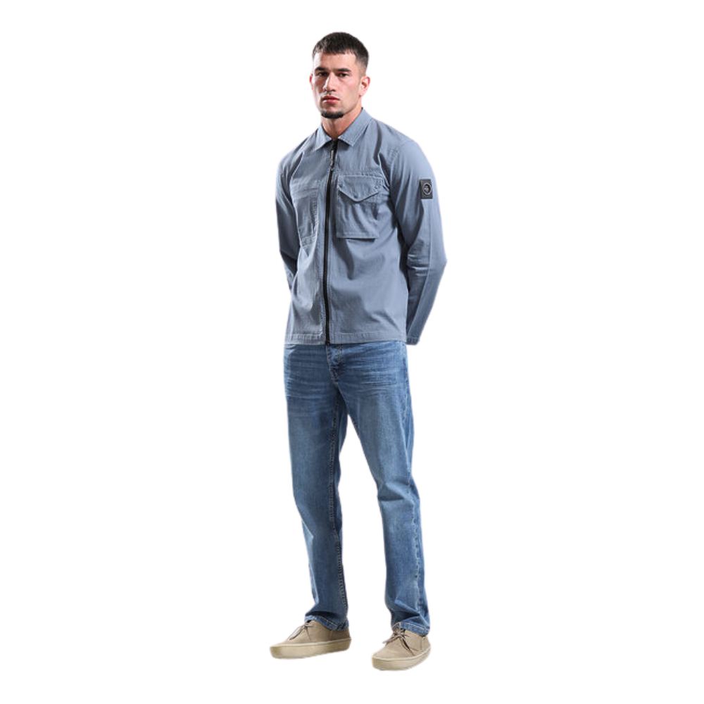 Marshall Artist Vena Overshirt - Airforce Blue