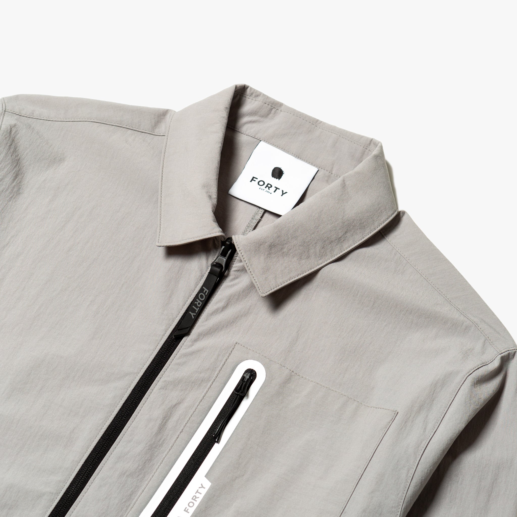 Mirra Tech Overshirt - Light Grey