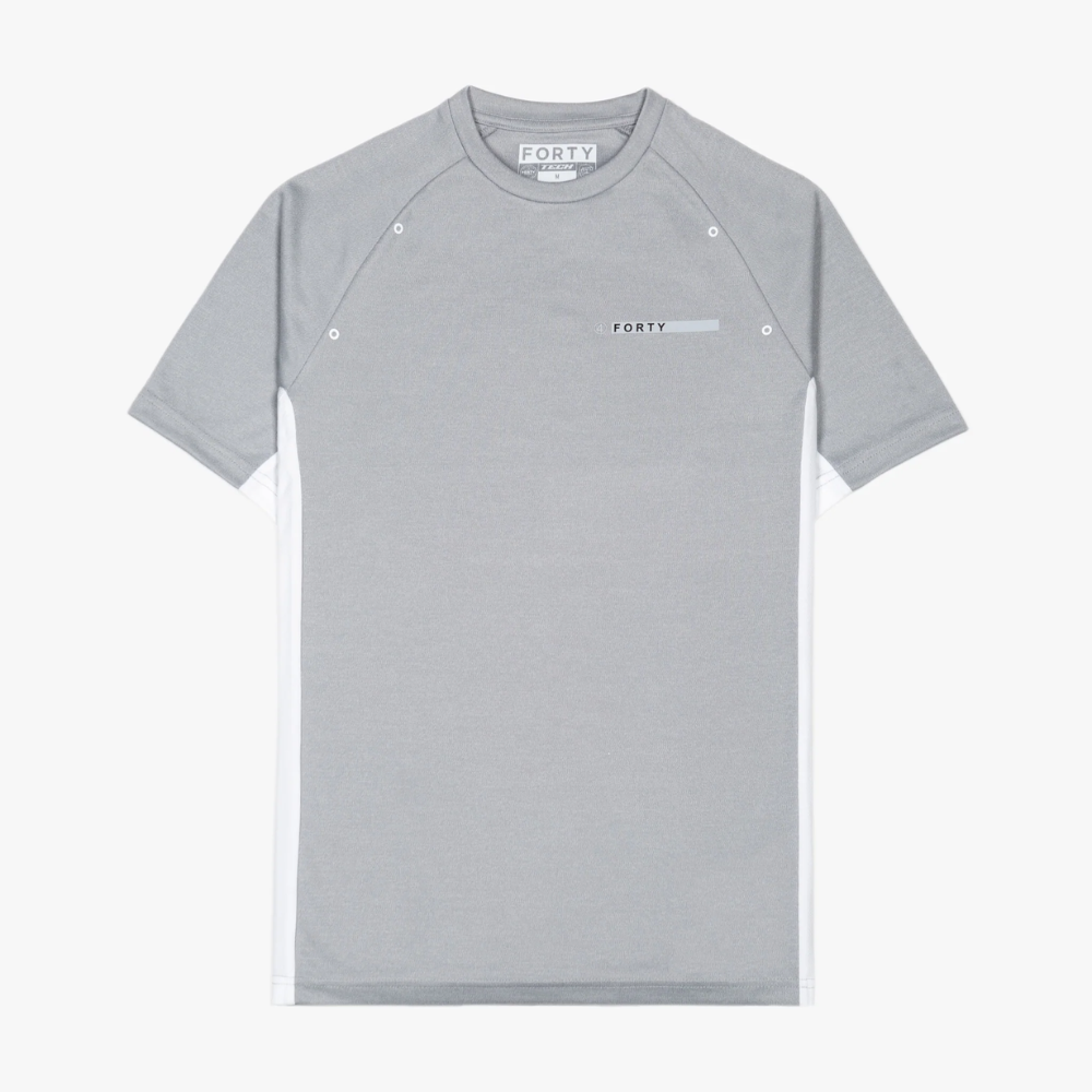 Wilson Sport Tech Poly Tee - Grey/White
