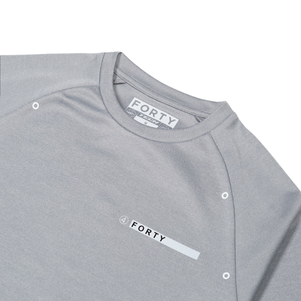 Wilson Sport Tech Poly Tee - Grey/White
