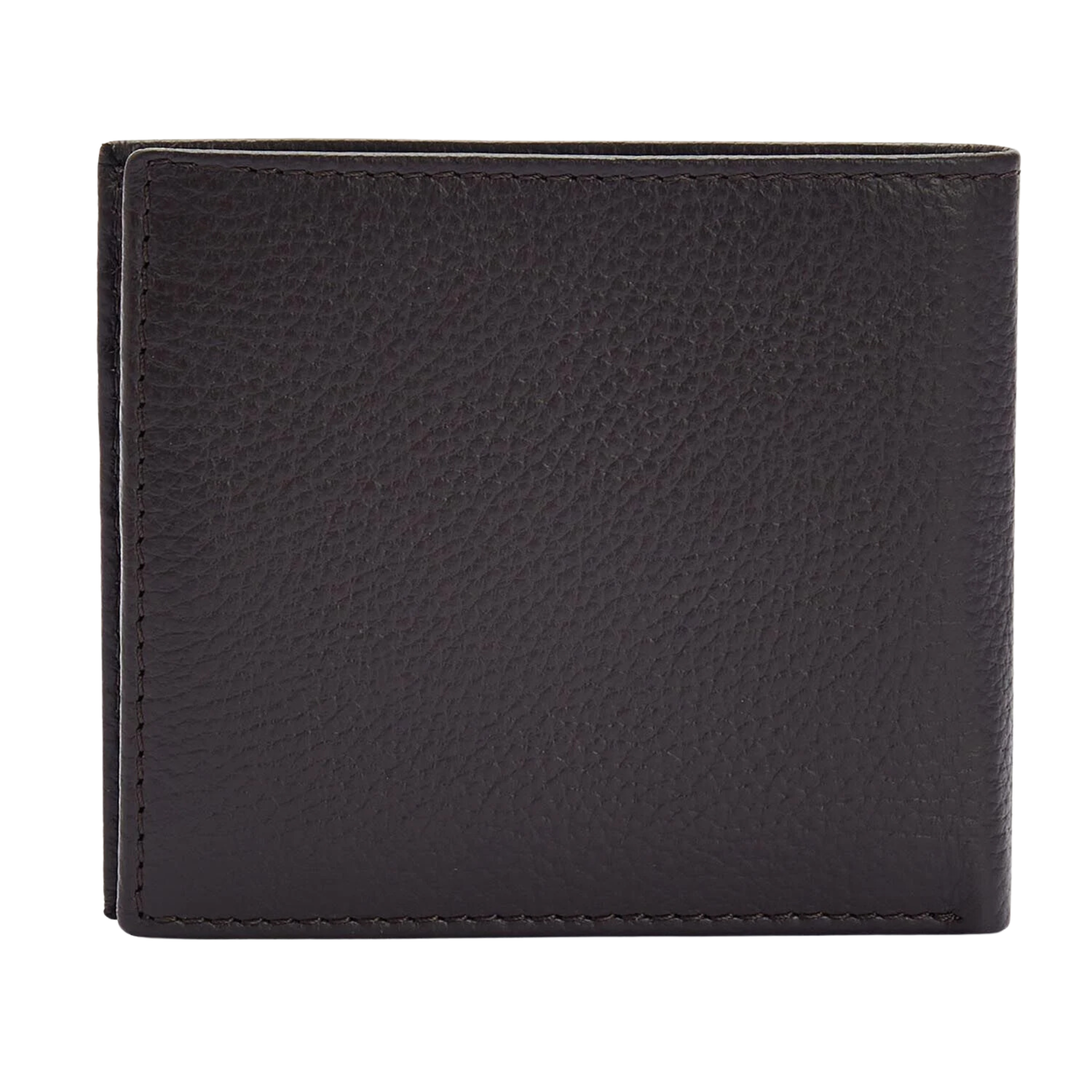 Barbour Amble Leather Billfold Wallet - Dark Brown