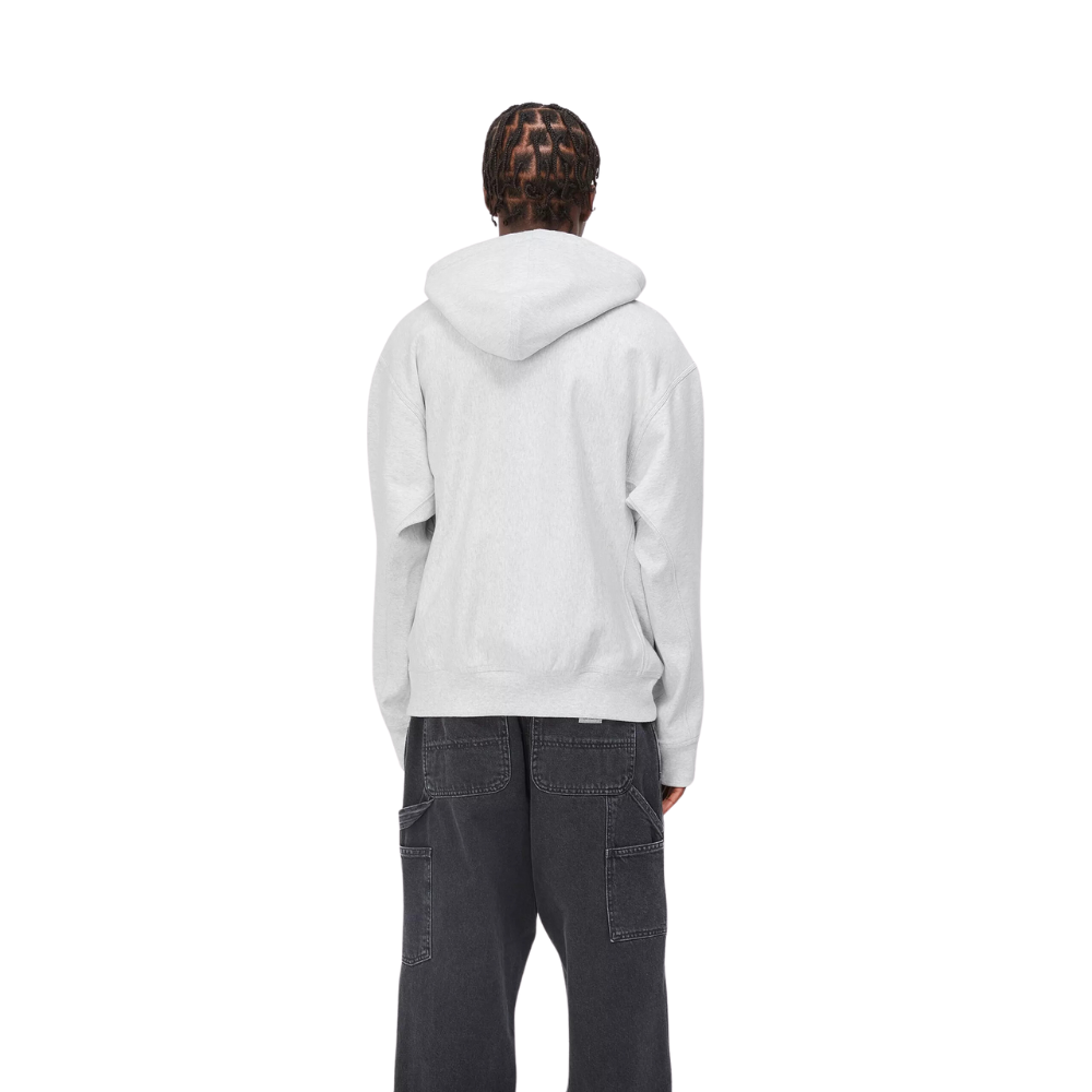 Carhartt WIP Hooded American Script Sweatshirt - Ash Heather