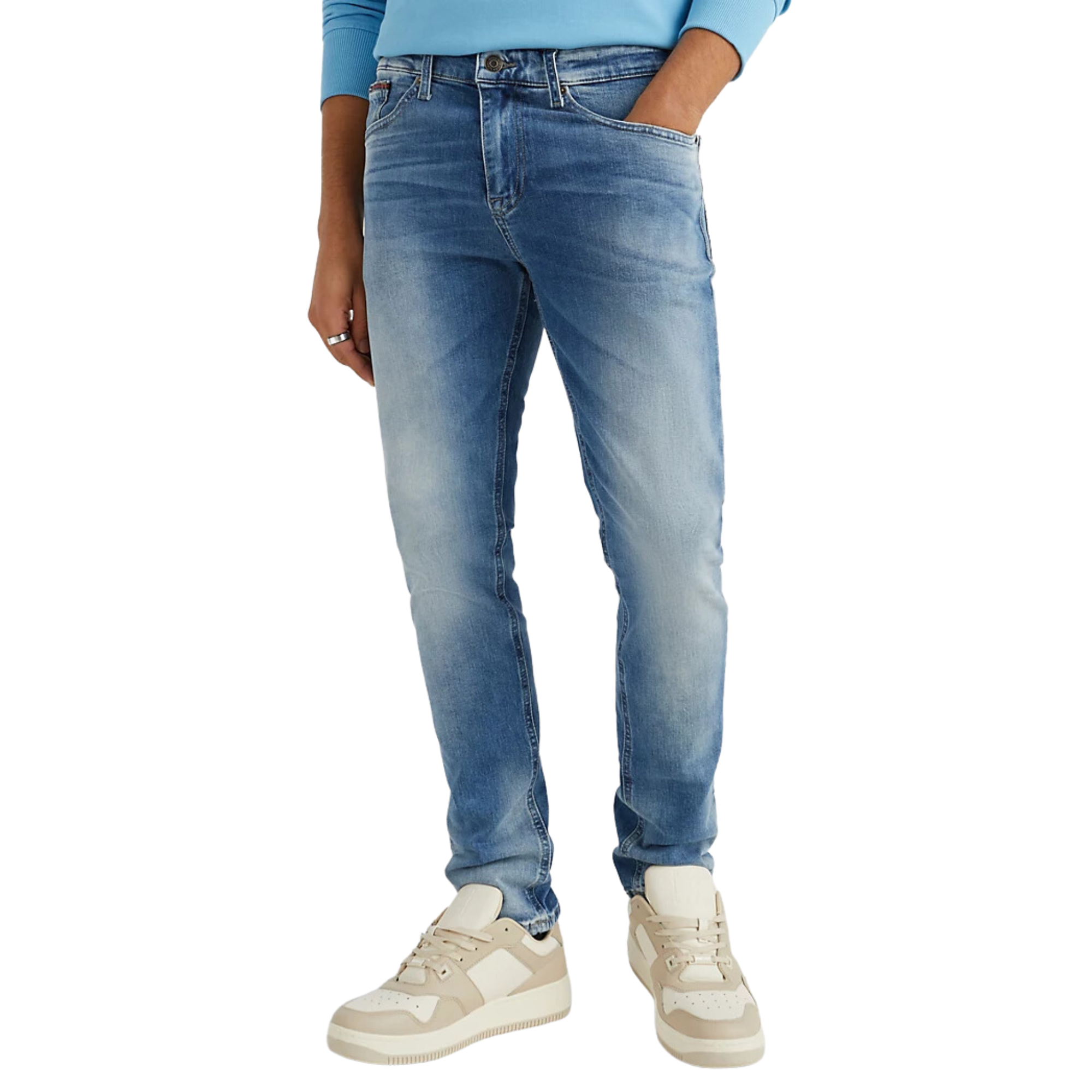 Tommy Jeans Austin Slim Tapered Stretch - Light Blue