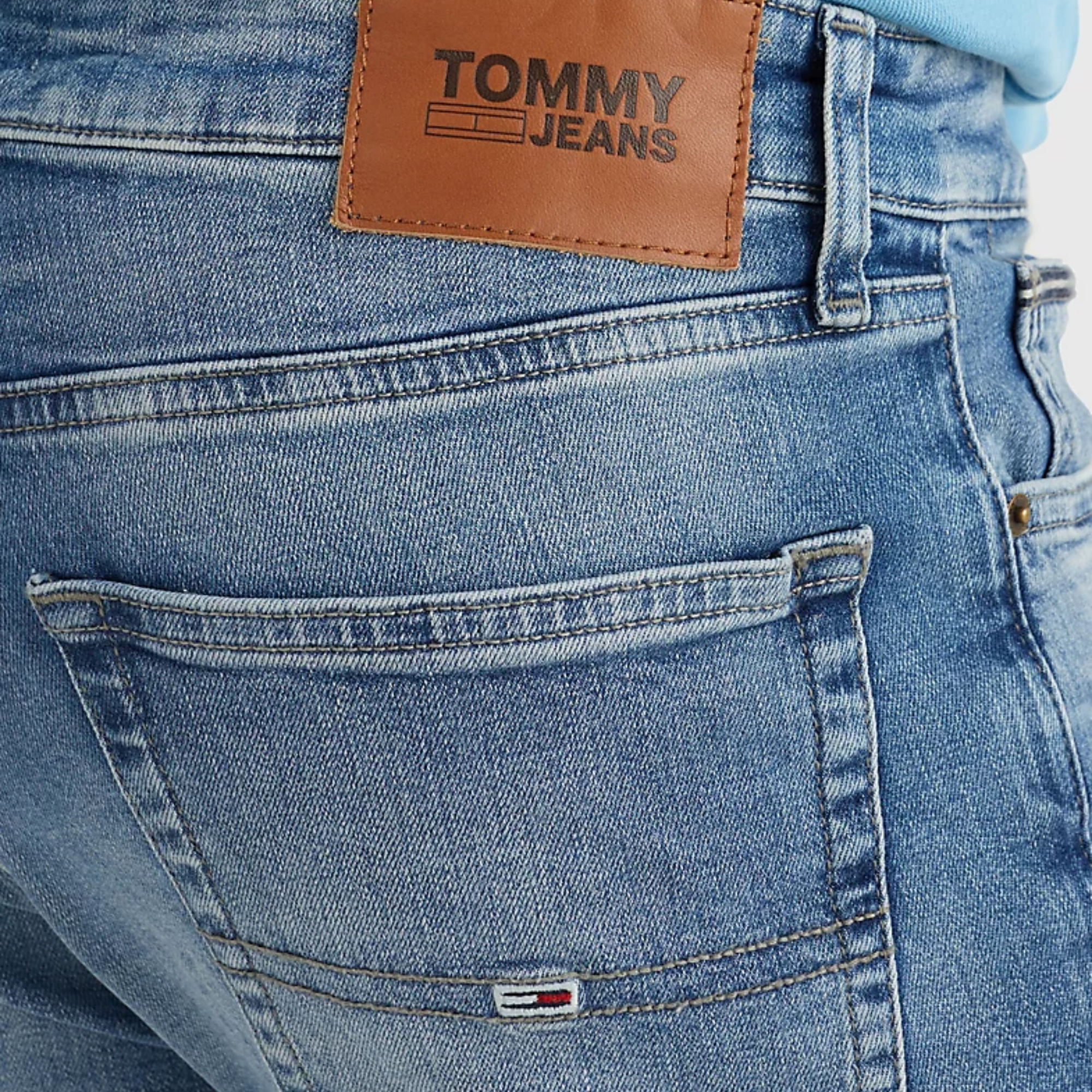 Tommy Jeans Austin Slim Tapered Stretch - Light Blue