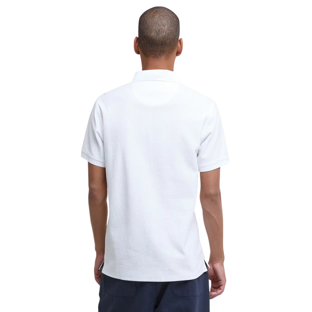 Barbour Backfield Polo - White