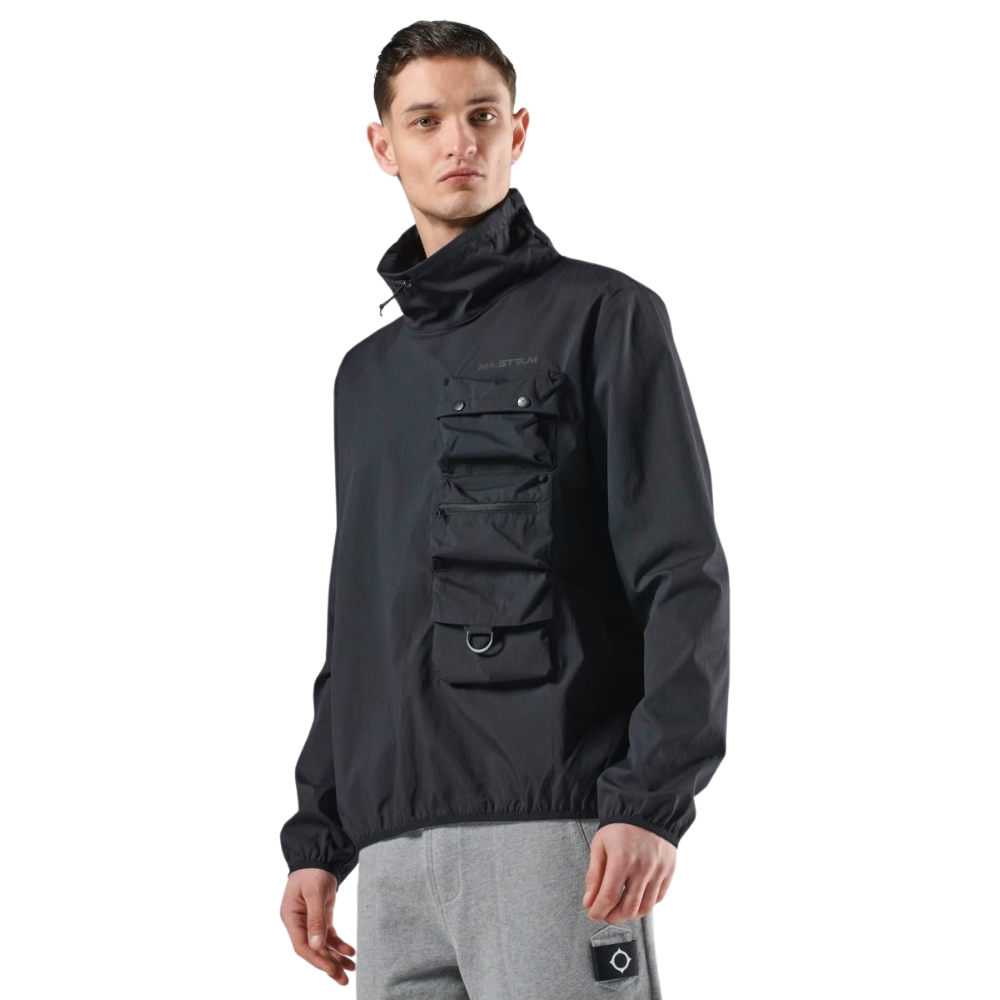 Batten Smock Jacket - Jet Black