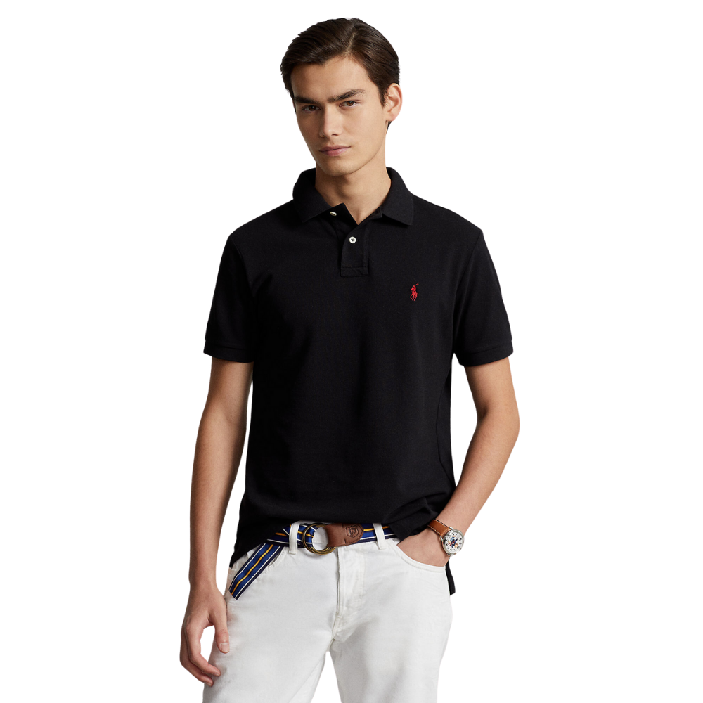 Polo Ralph Lauren The Iconic Mesh Polo Shirt - Polo Black