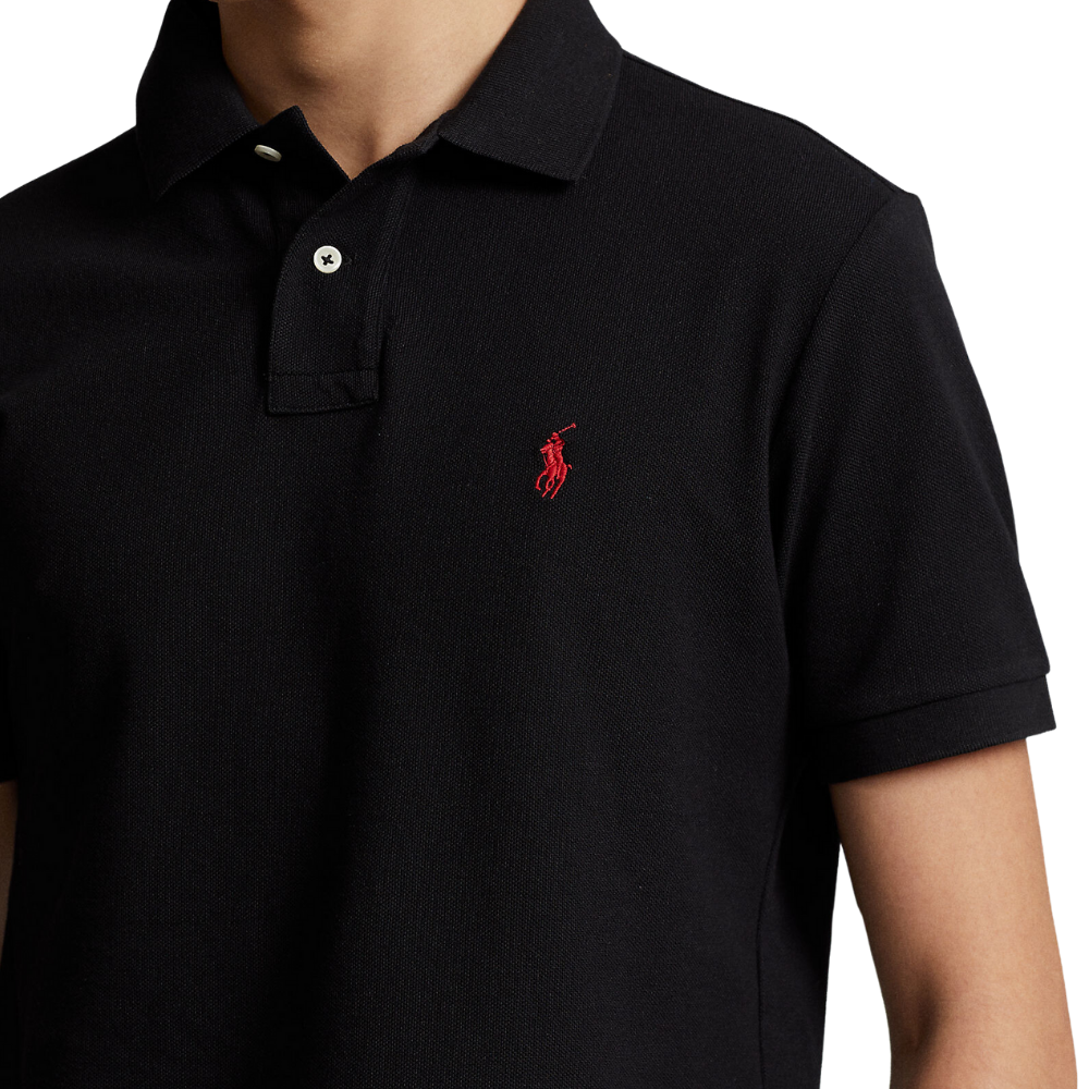 Polo Ralph Lauren The Iconic Mesh Polo Shirt - Polo Black