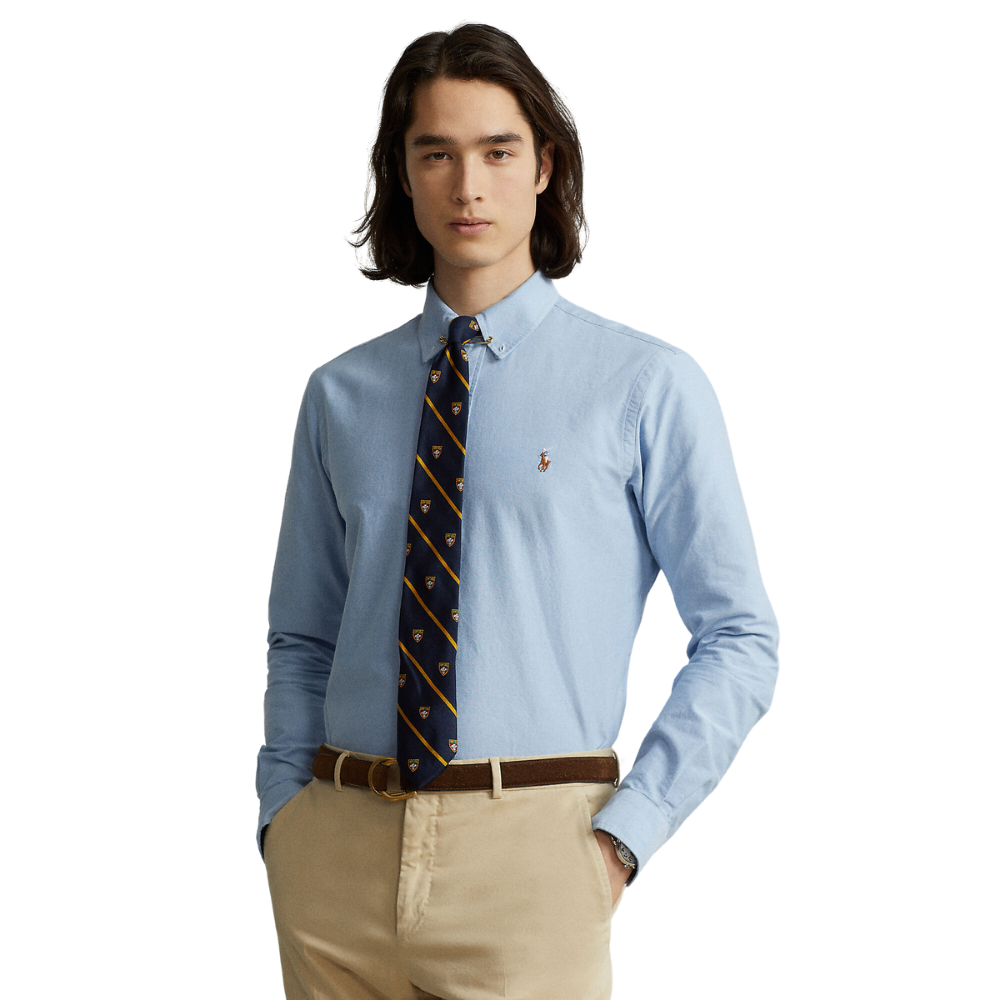 Ralph Lauren Custom Fit Oxford LS Shirt - Blue