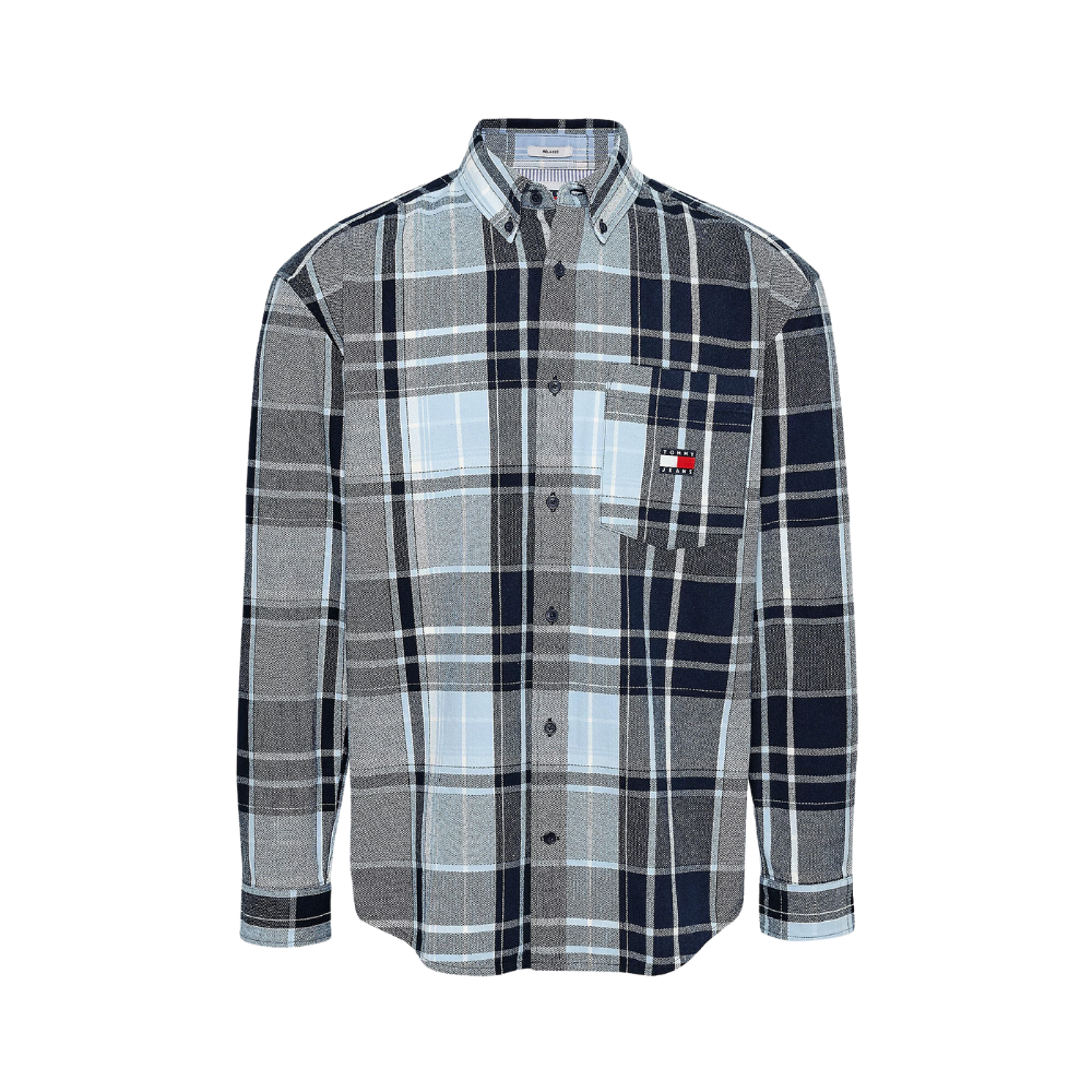 TMJ 2 PLY Brushed Flannel Shirt - Dark Night Navy