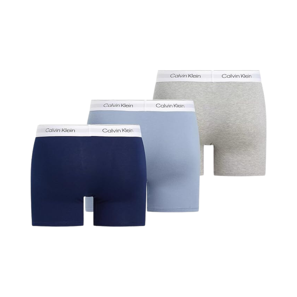 Calvin Klein Stretch Boxer 3PK - Navy/Sky/Grey