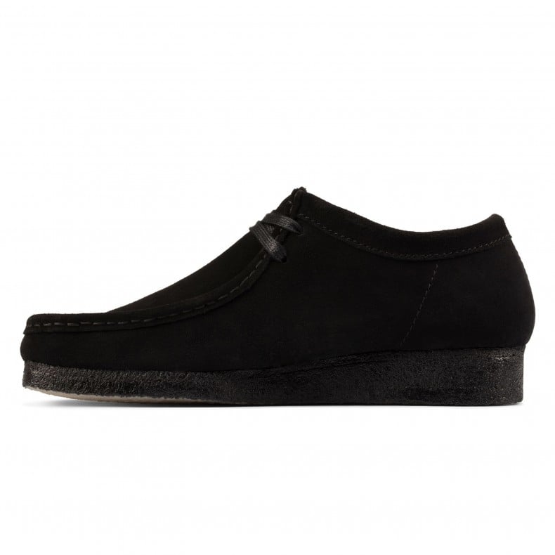 Clarks Originals Womens Wallabee - Black Suede
